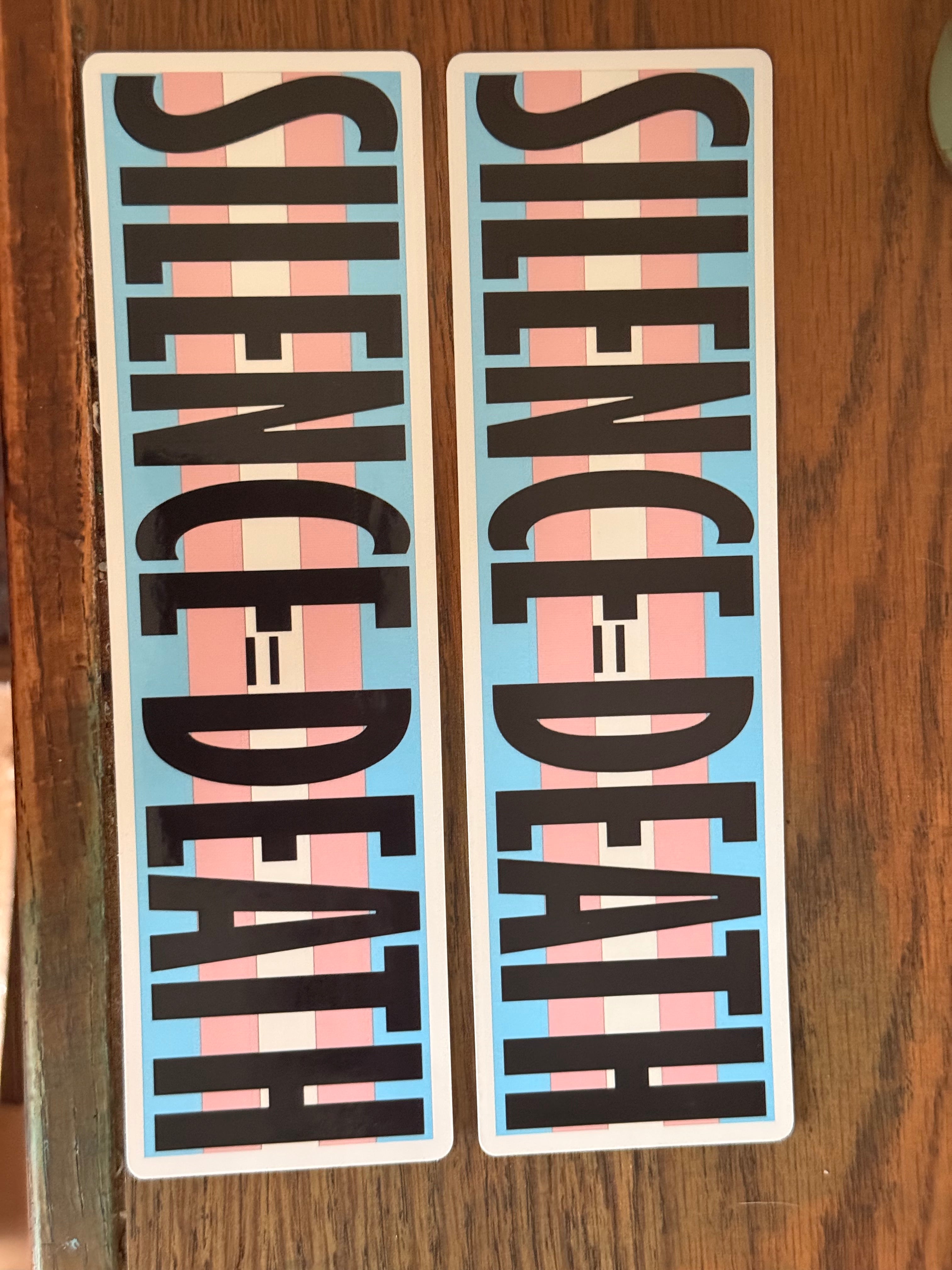 Silence = Death Bumper Sticker