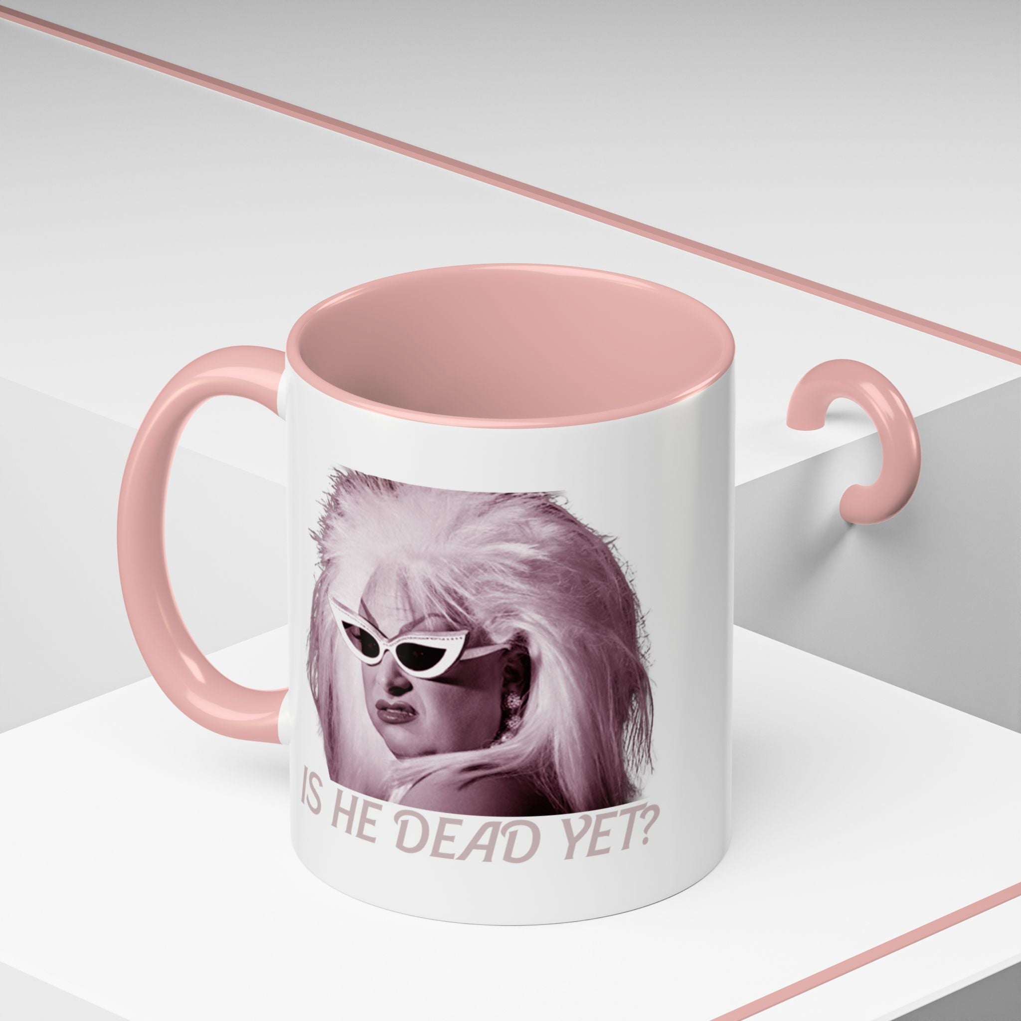 Divine Is He Dead Yet Mug