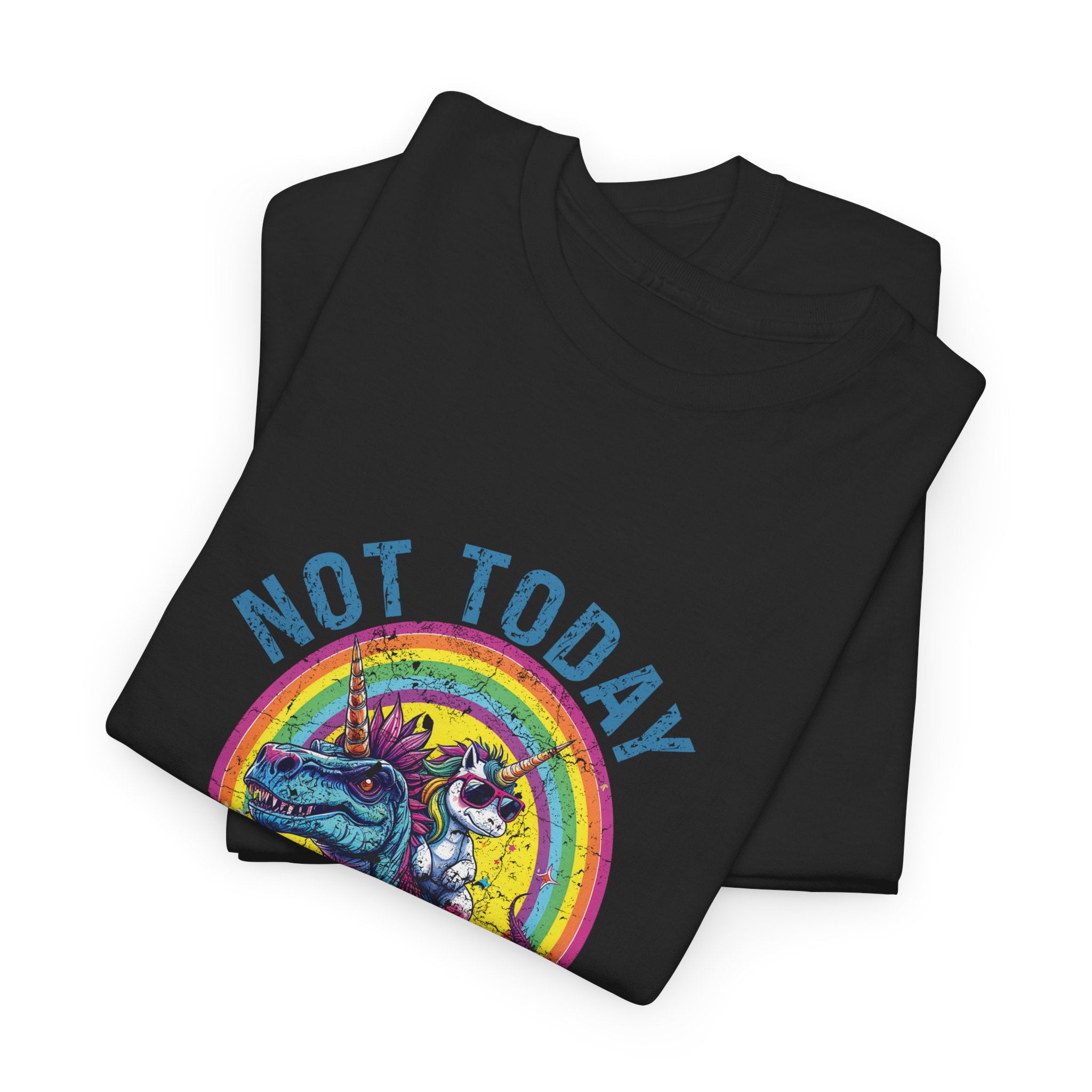 Not Today Jesus T-Rex & Unicorn T-shirt