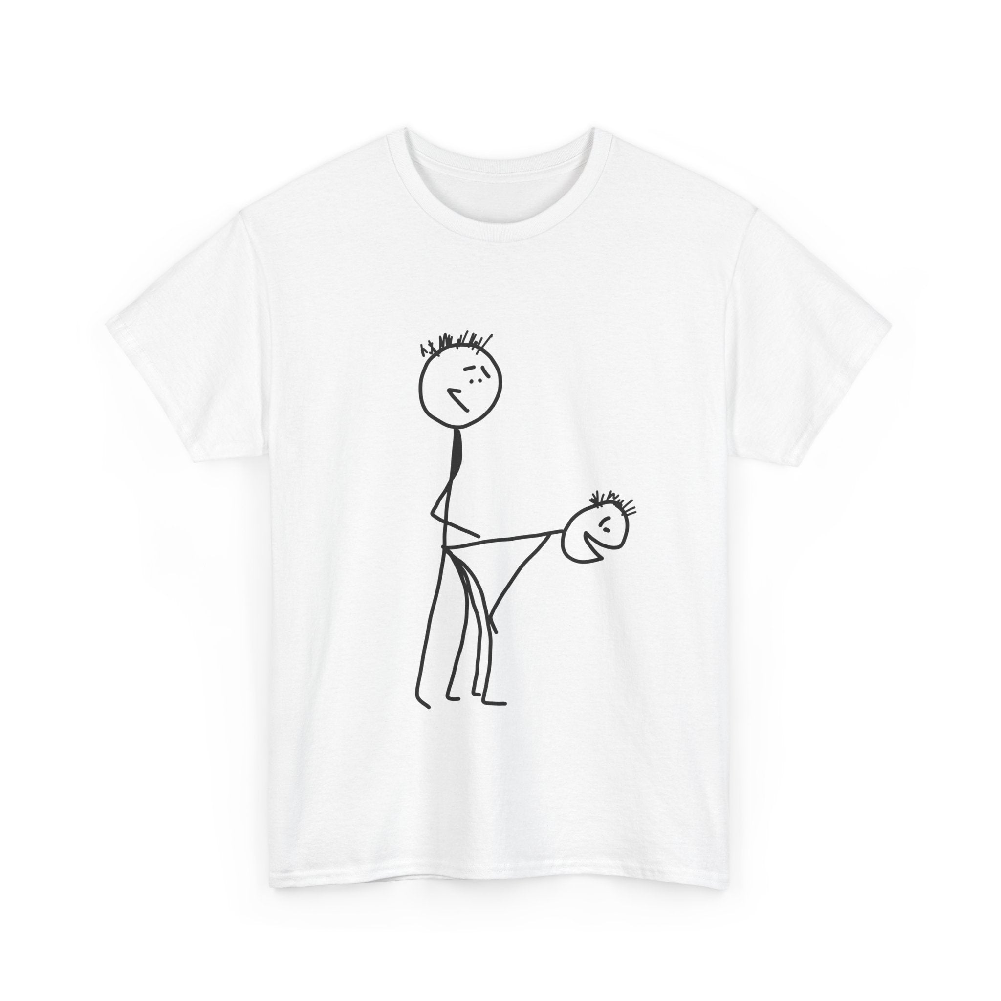 Funny Stick Figure Unisex Tee - Fk'n It by Kennidi Co