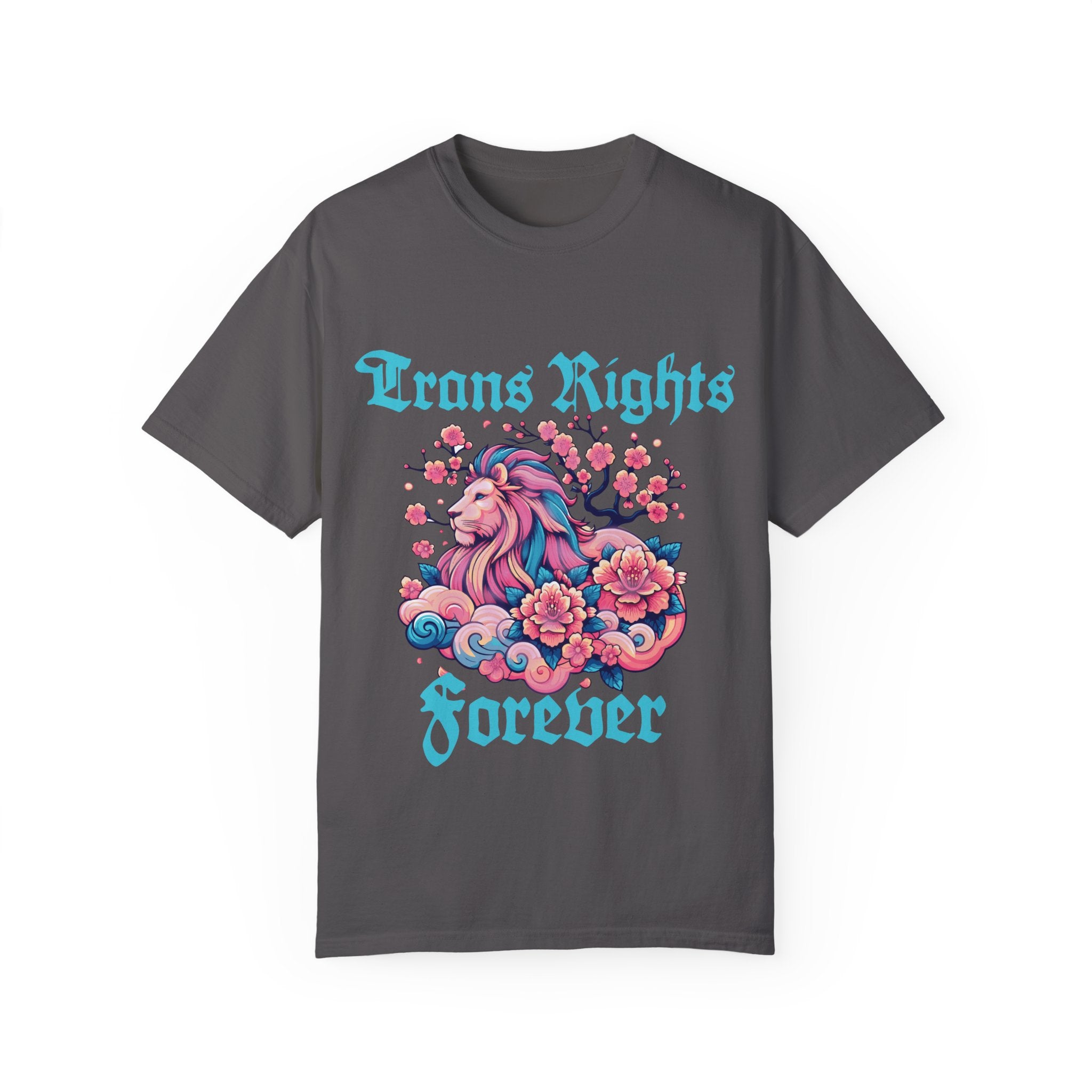 Trans Rights Forever Lion Comfort Colors Tshirt