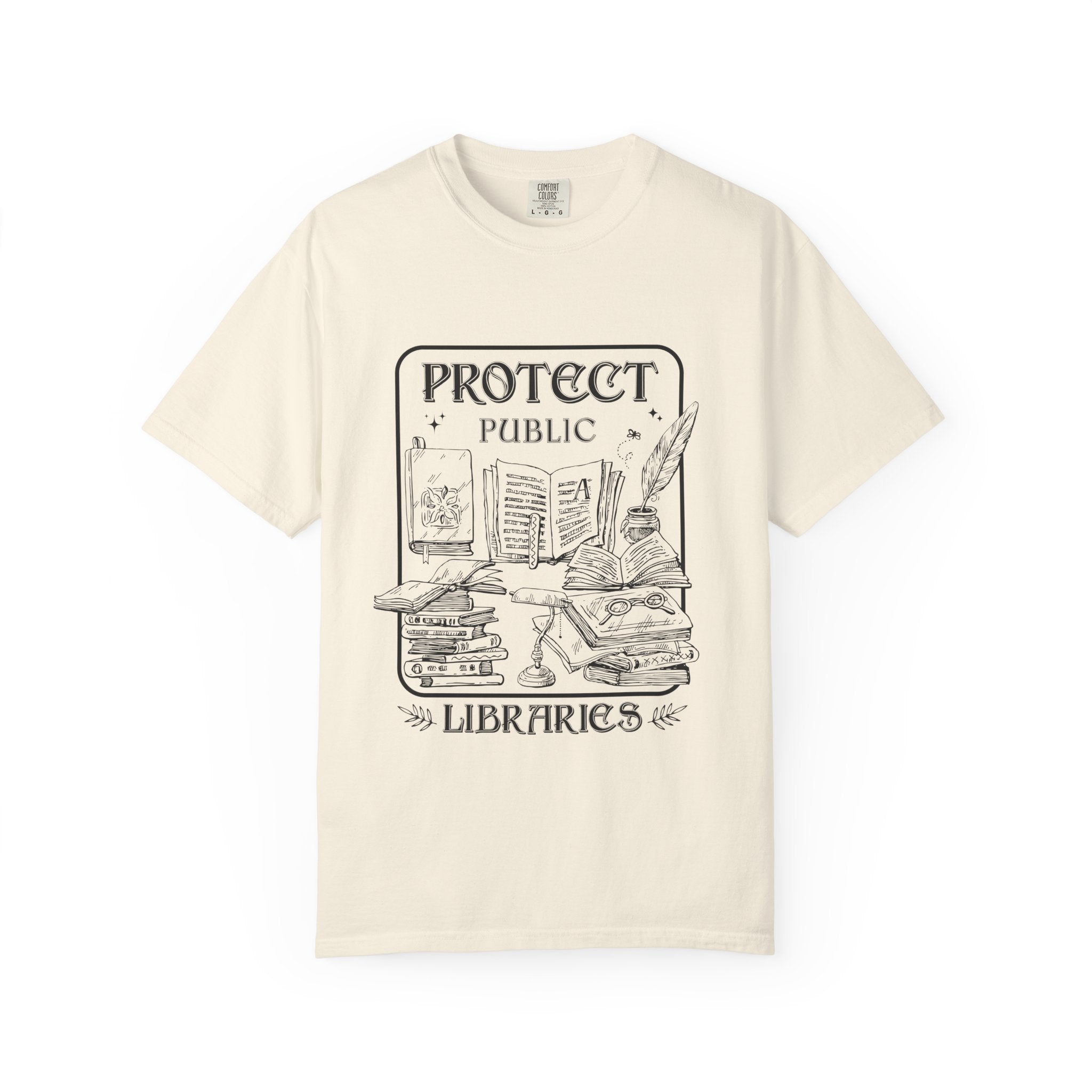 Support Public Libraries Comfort Colors T-shirt