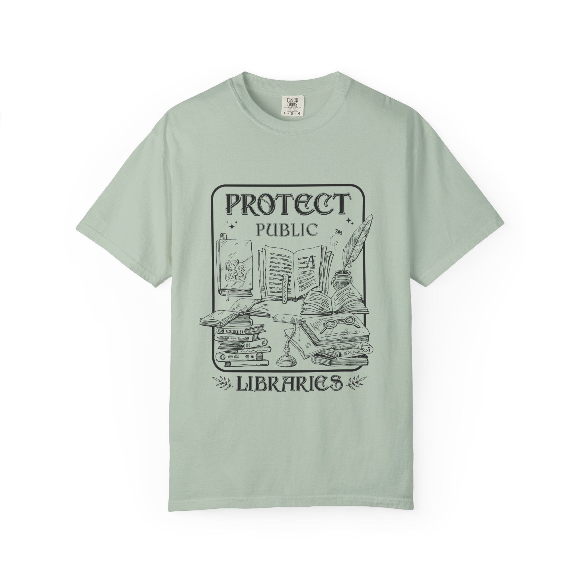 Support Public Libraries Comfort Colors T-shirt