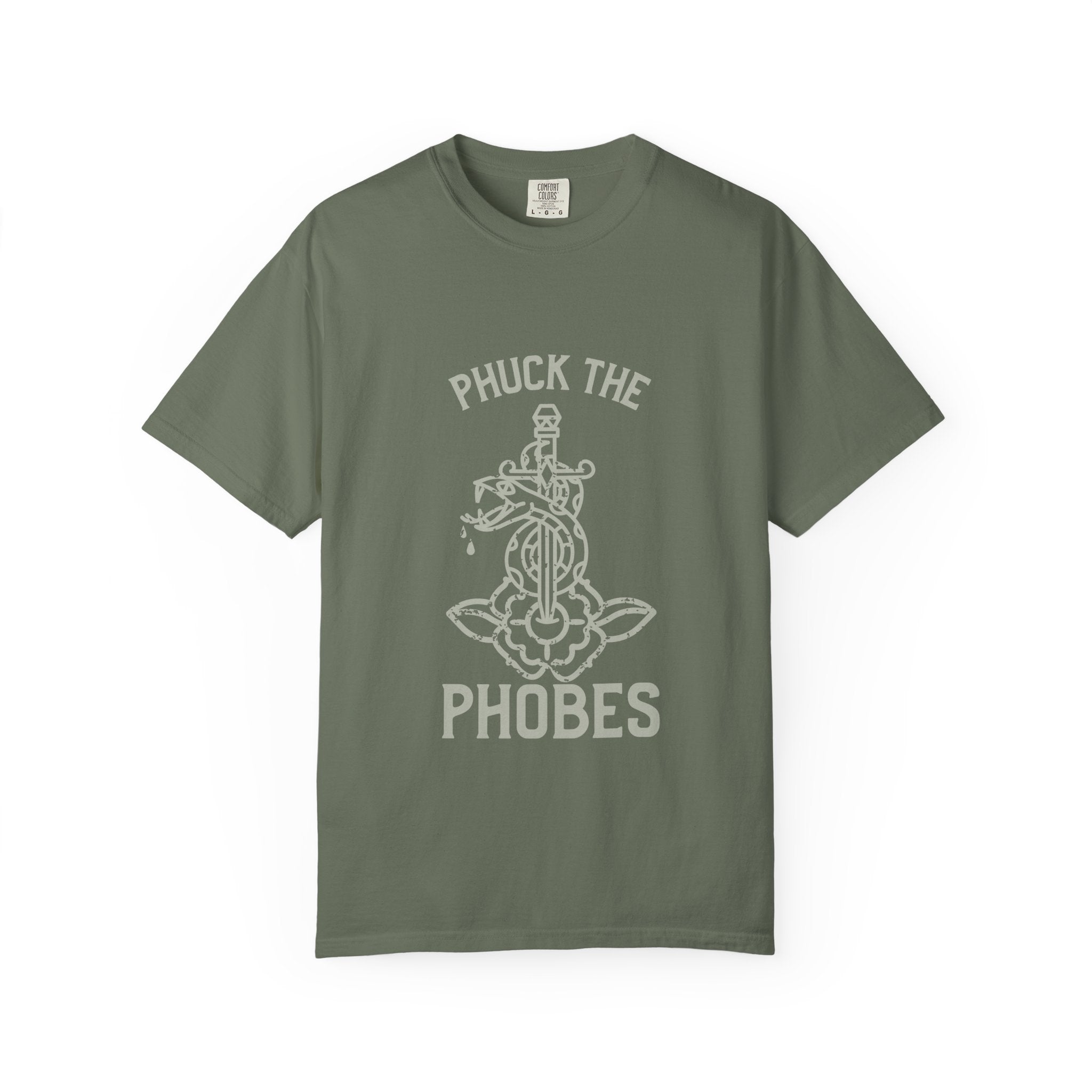 Phuck The Phobes Comfort Colors T-shirt
