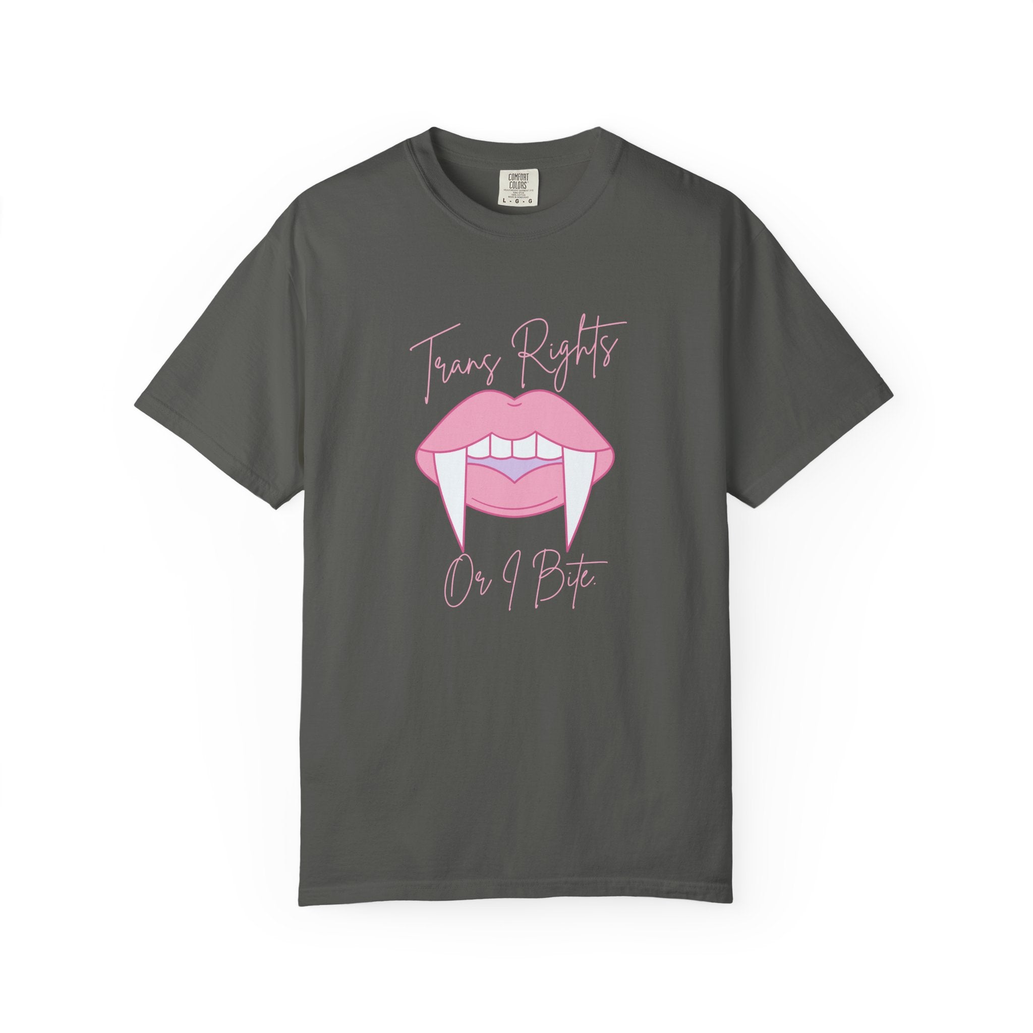 Vampire: Trans Rights or I Bite Comfort Colors T-shirt
