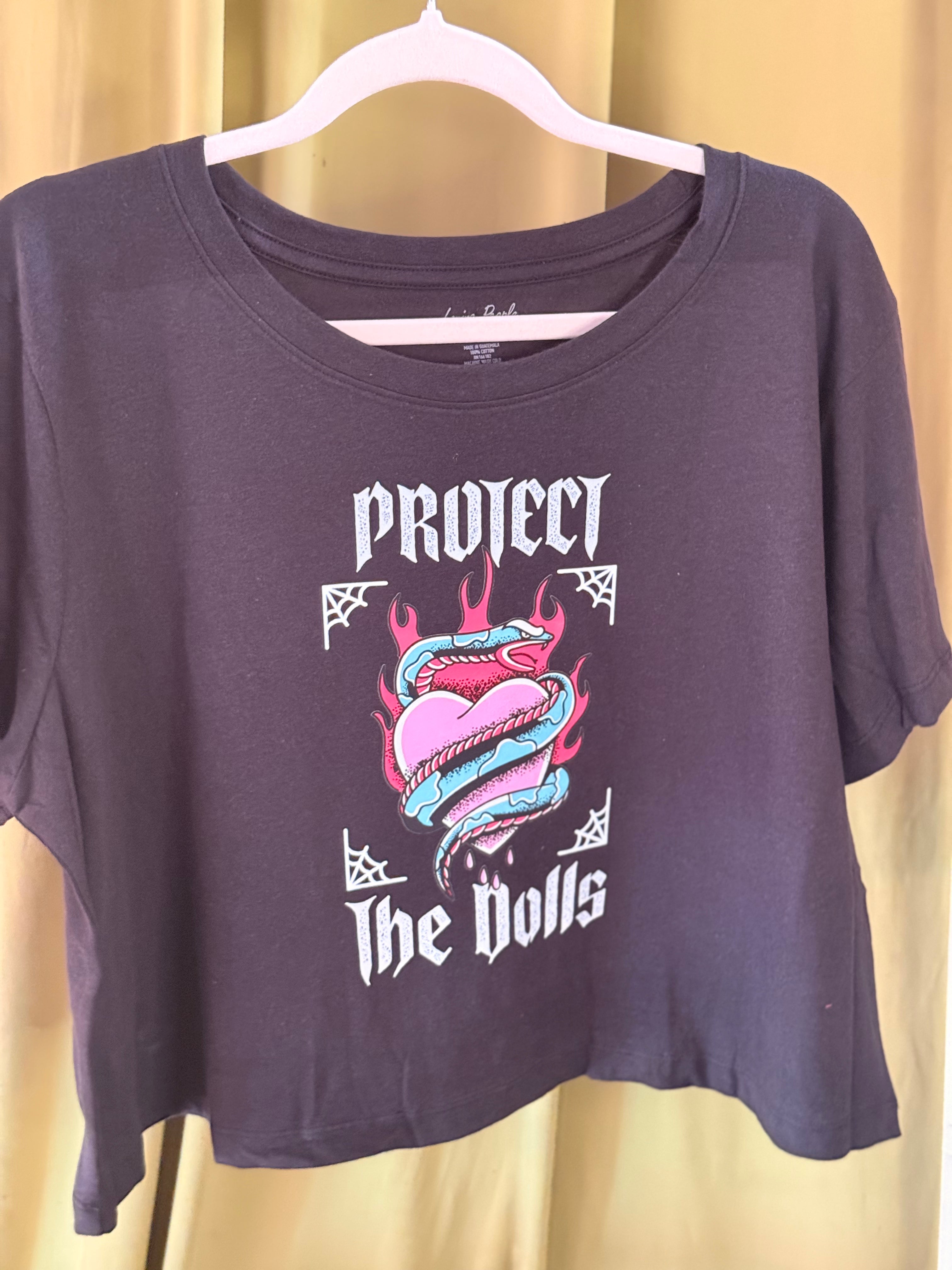 Protect The Dolls Boxy Crop Top