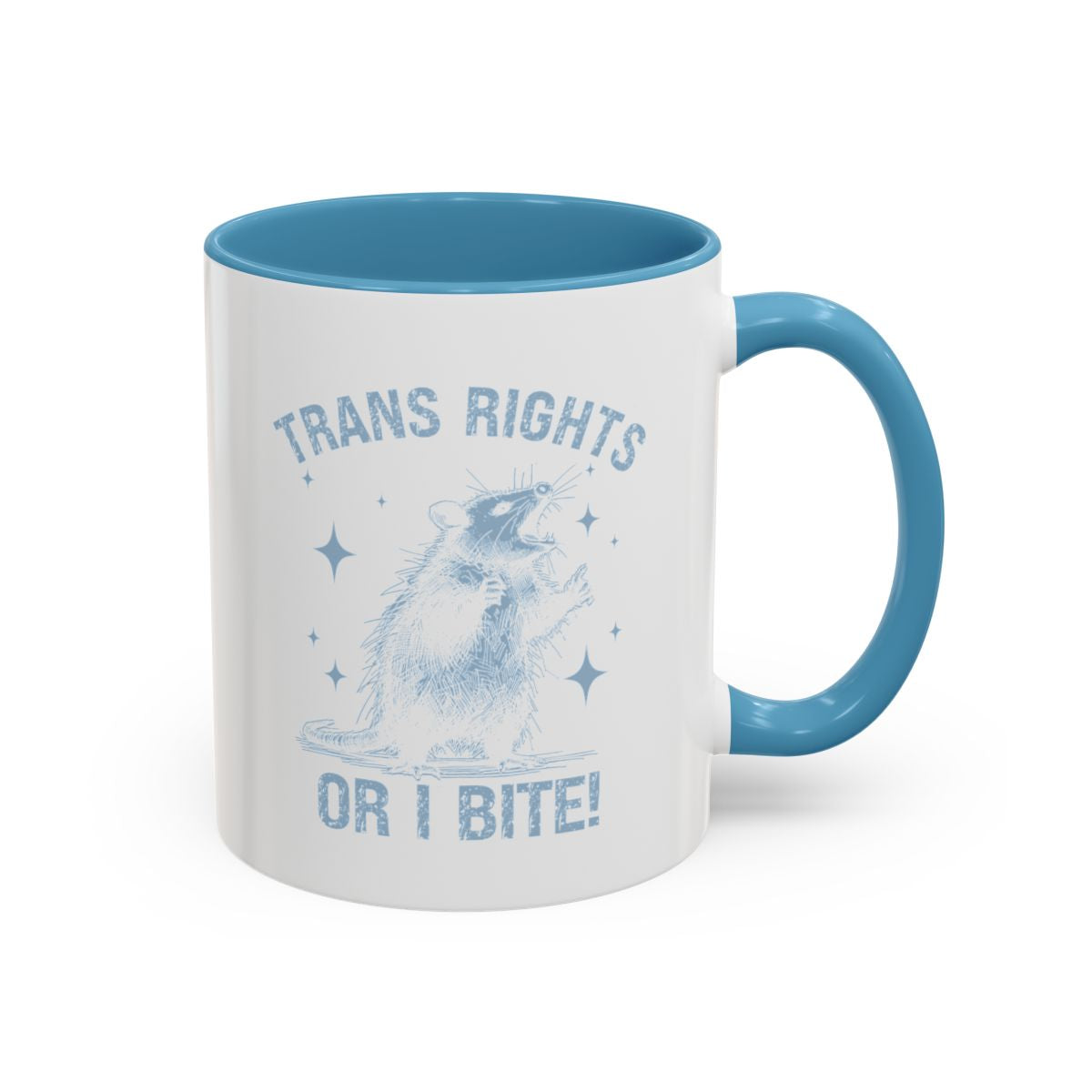 Trans Rights or I Bite Mug