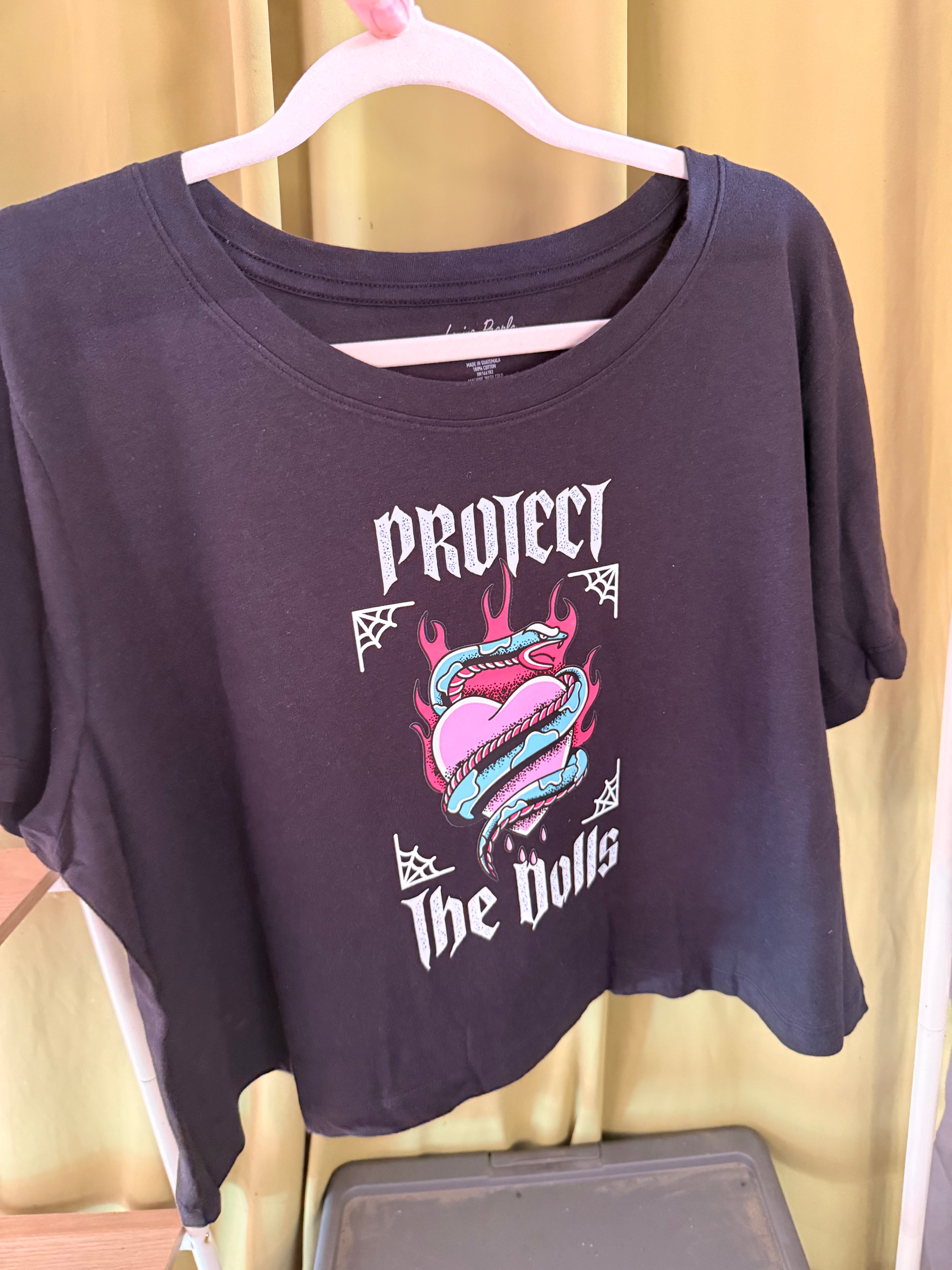 Protect The Dolls Boxy Crop Top
