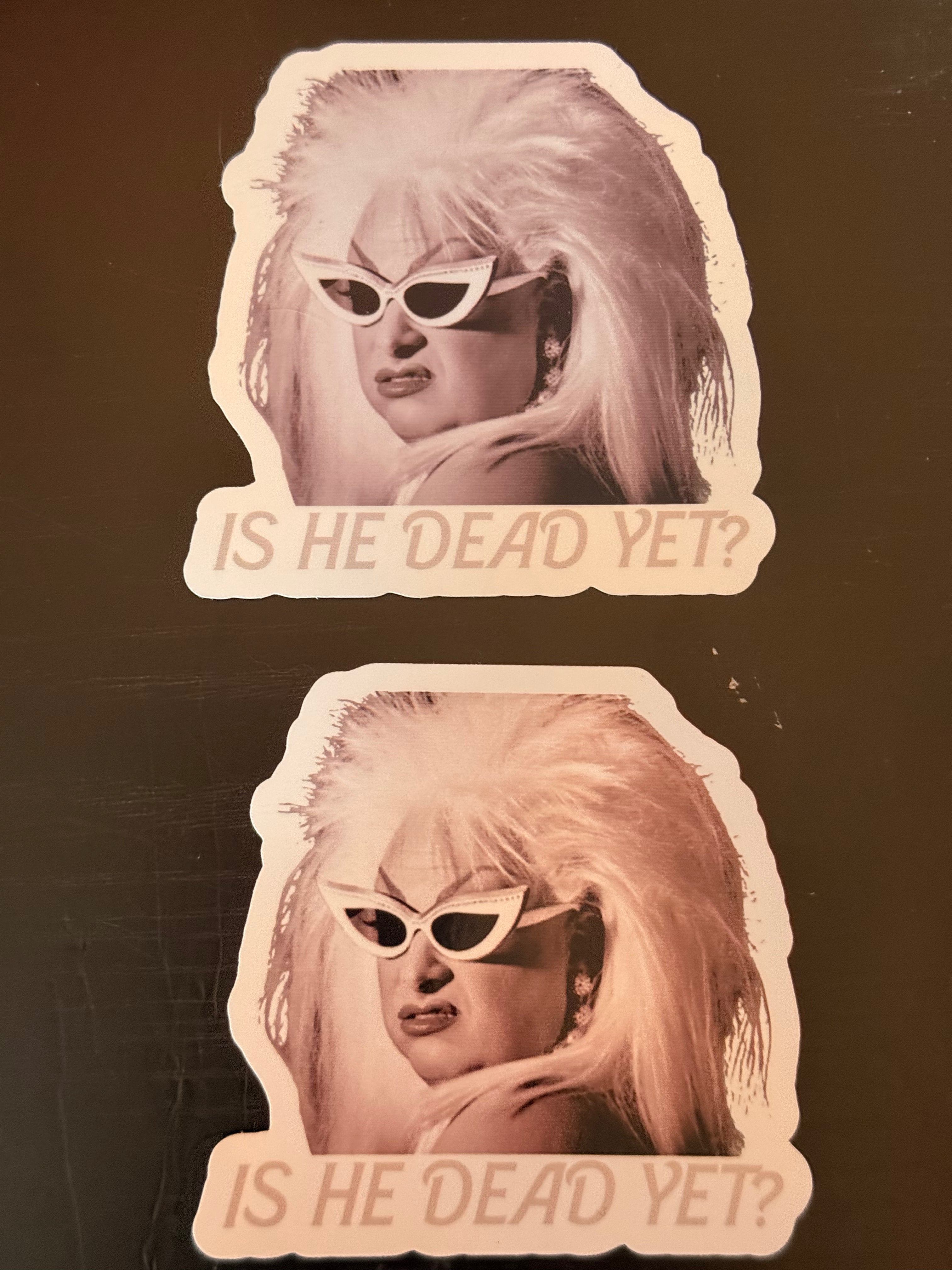 Divine: Is He Dead Yet Stickers