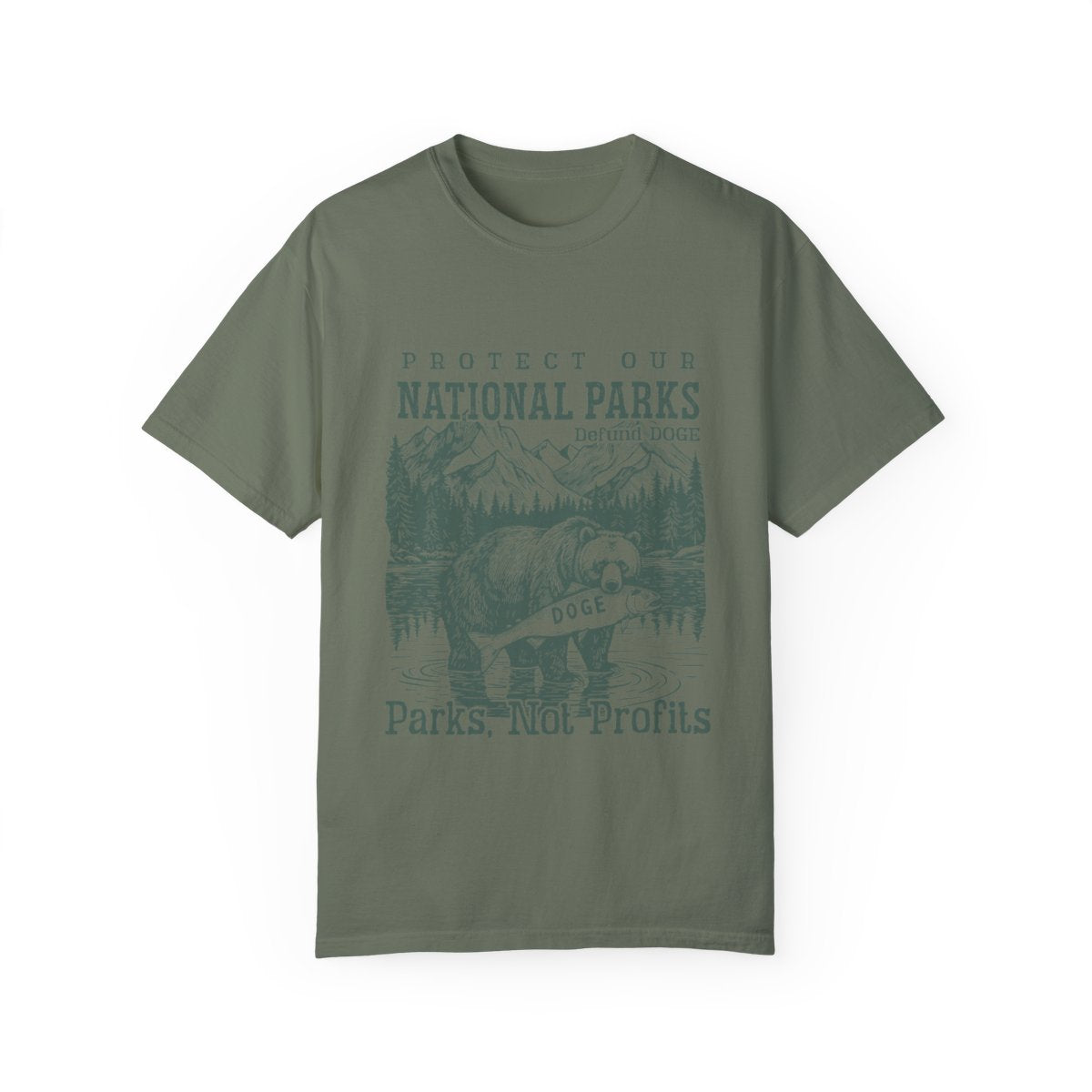 Protect Our National Parks- Defund DOGE-Anti-Trump Comfort Colors T-shirt