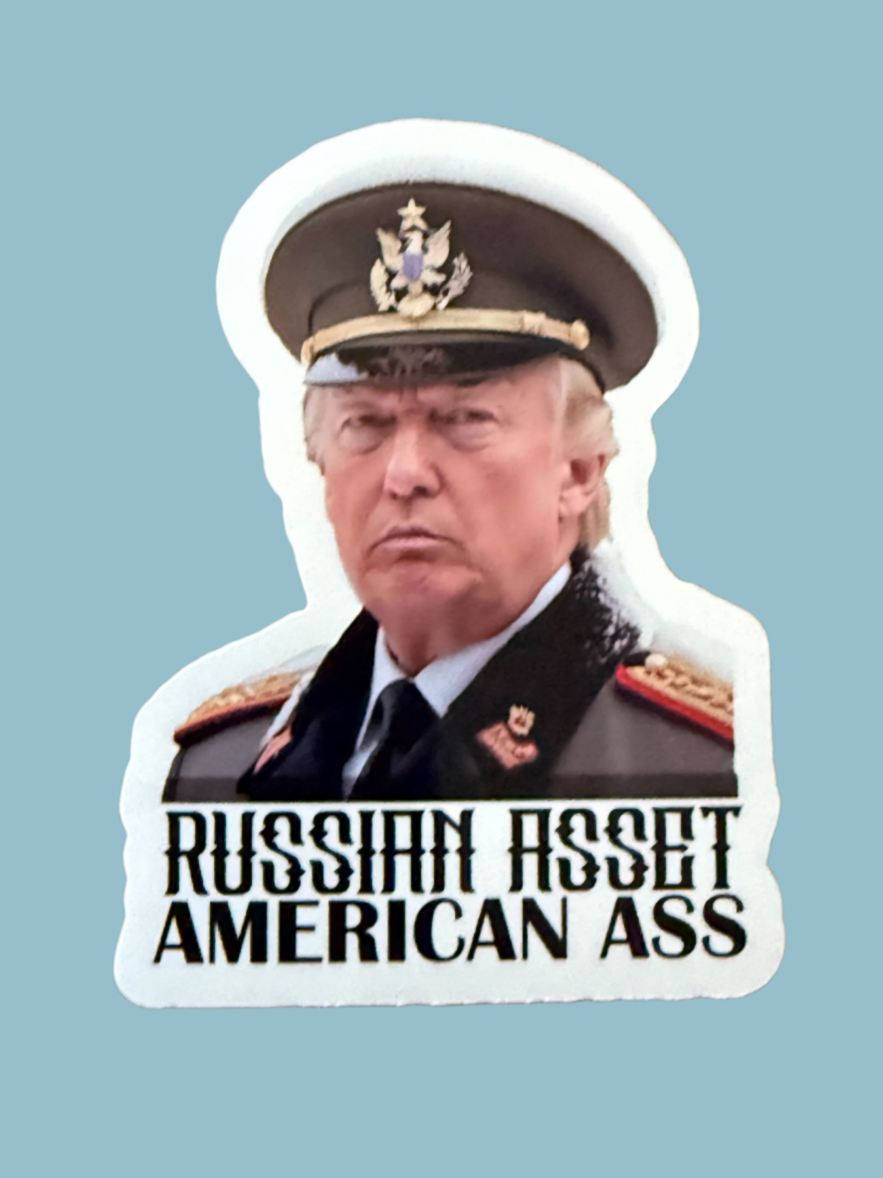 Russian Asset American Ass- Trump Russian Sticker
