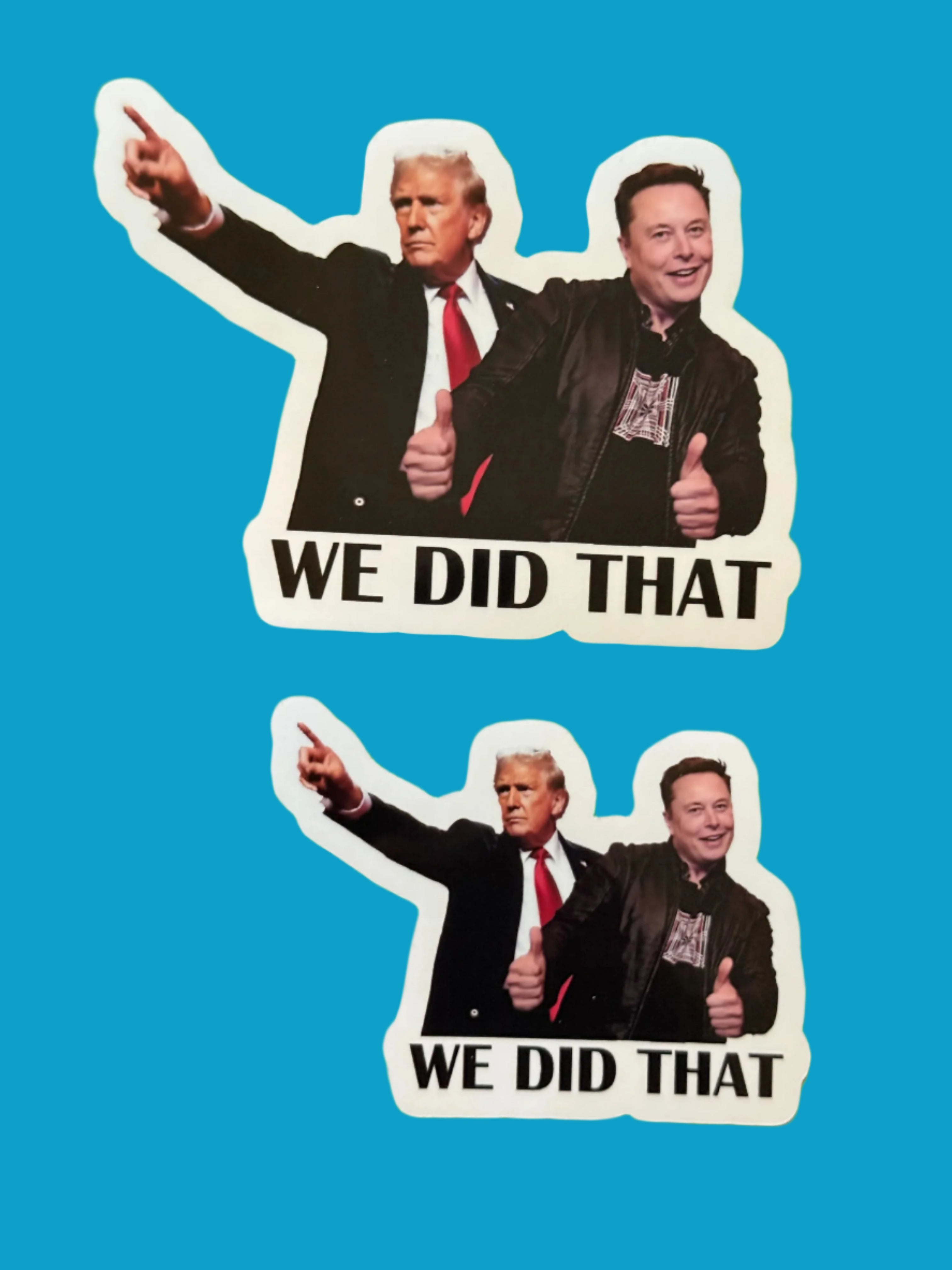 We Did That- Trump/Musk Stickers