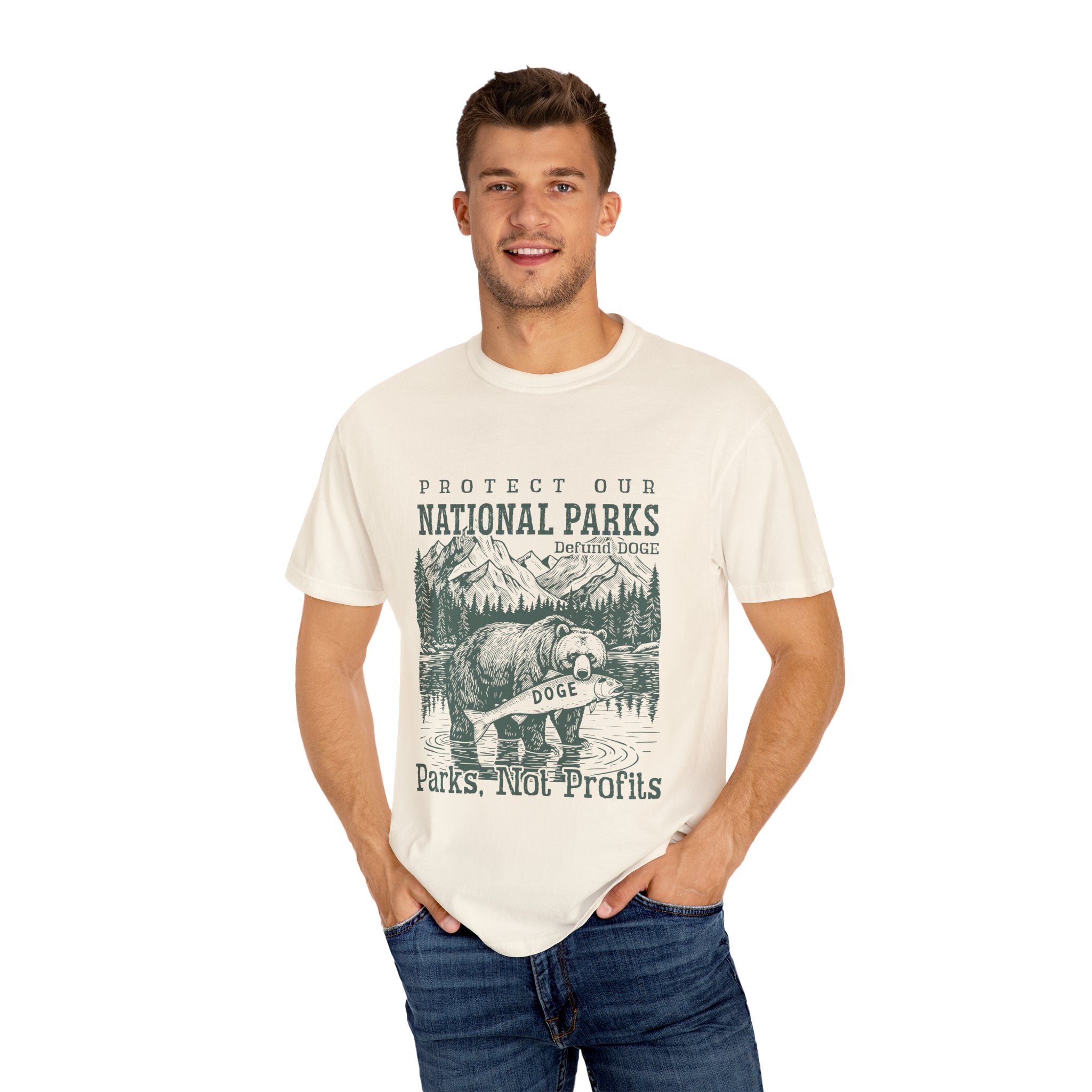 Protect Our National Parks- Defund DOGE-Anti-Trump Comfort Colors T-shirt
