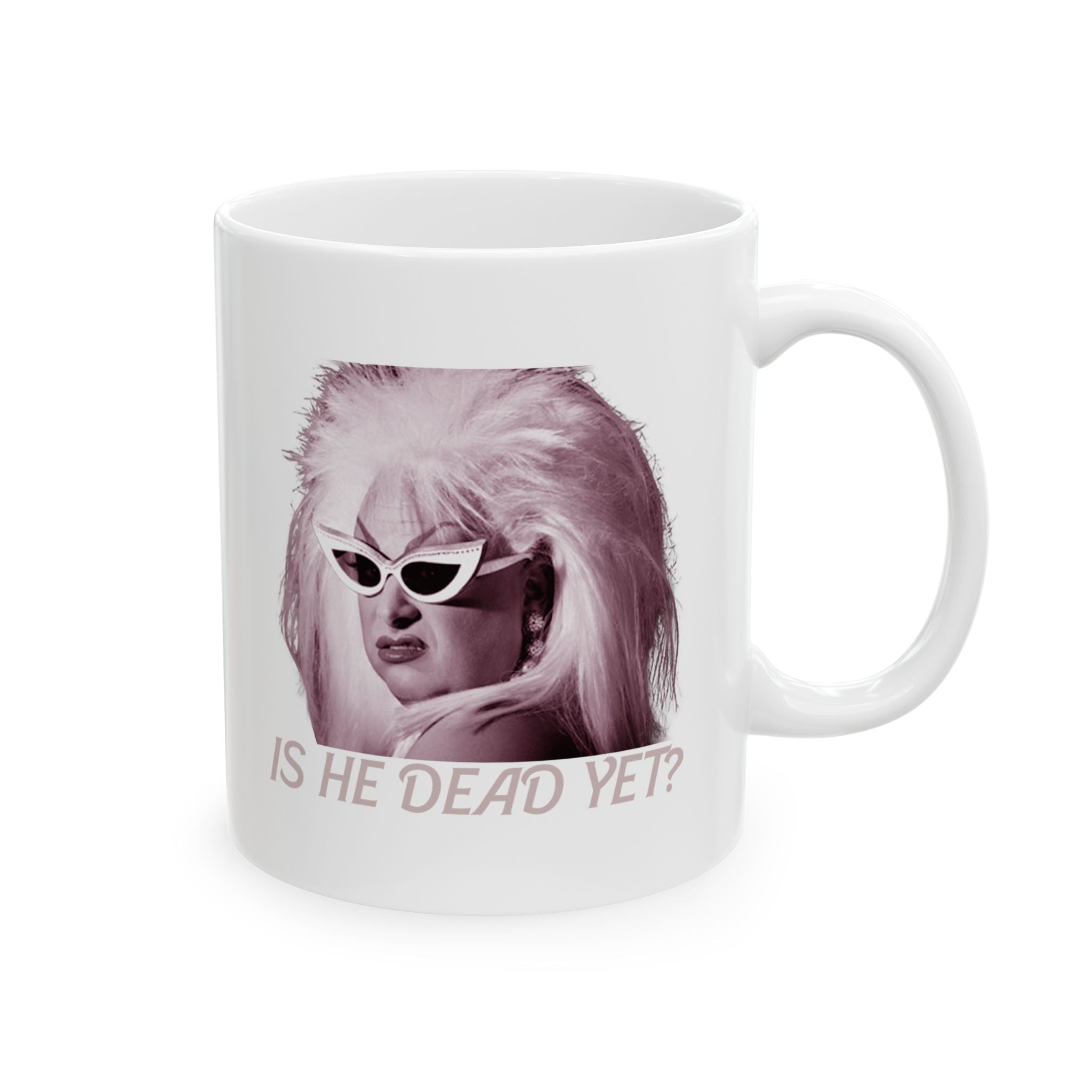 Divine Is He Dead Yet Mug