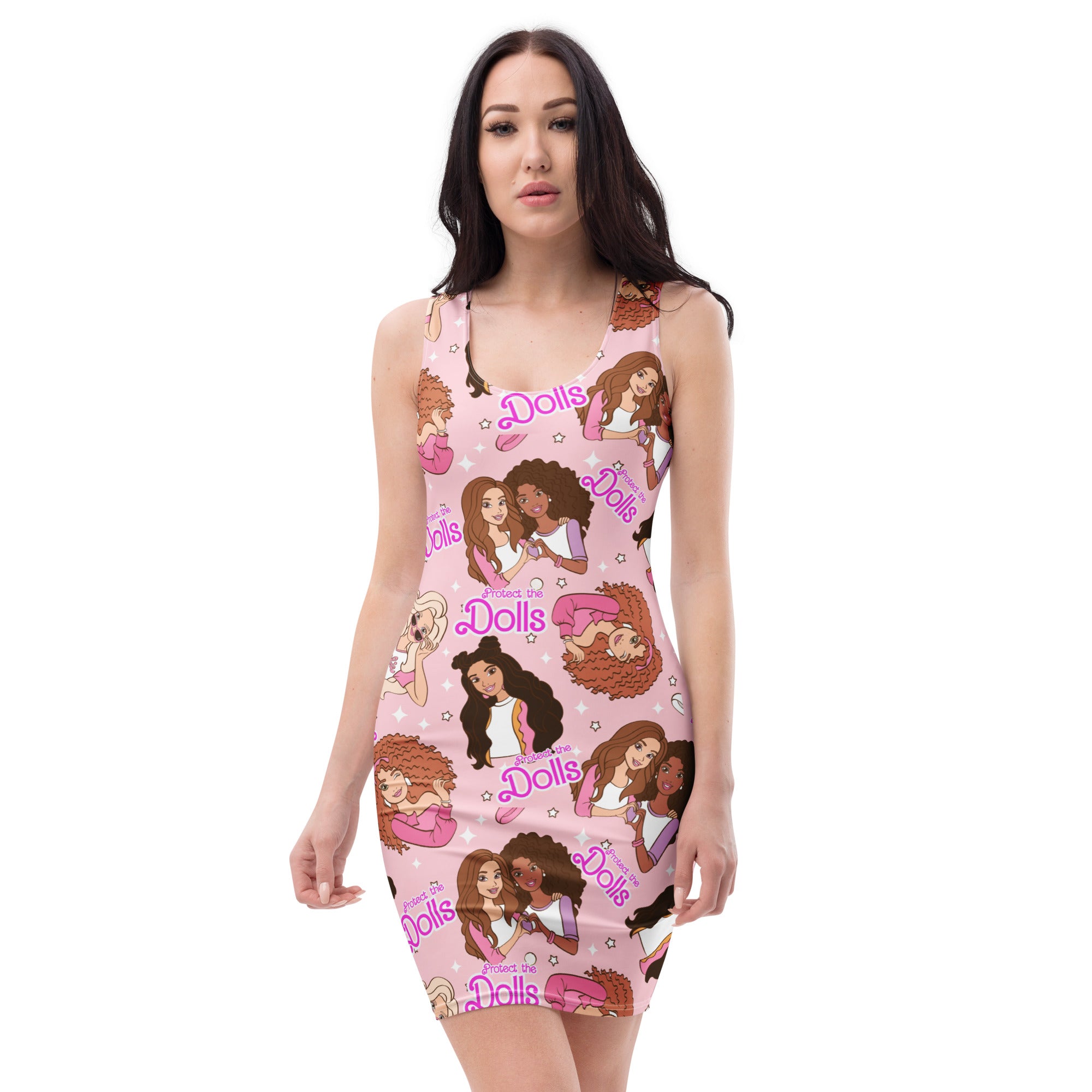 over the knee bodycon dress Strapless Sleeveless Slit Over Knee Bodycon Dress HB0087