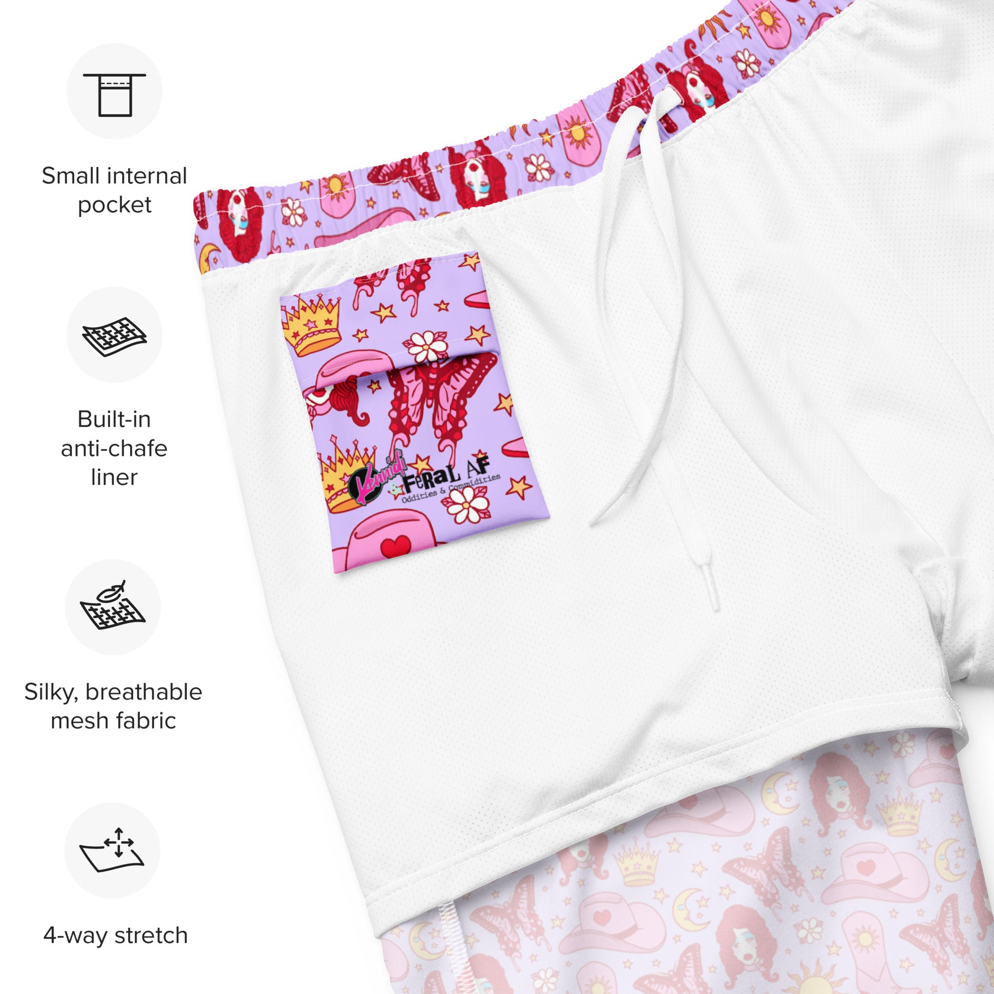 Chappell Cowgirl LilacRecycled Swim Trunks