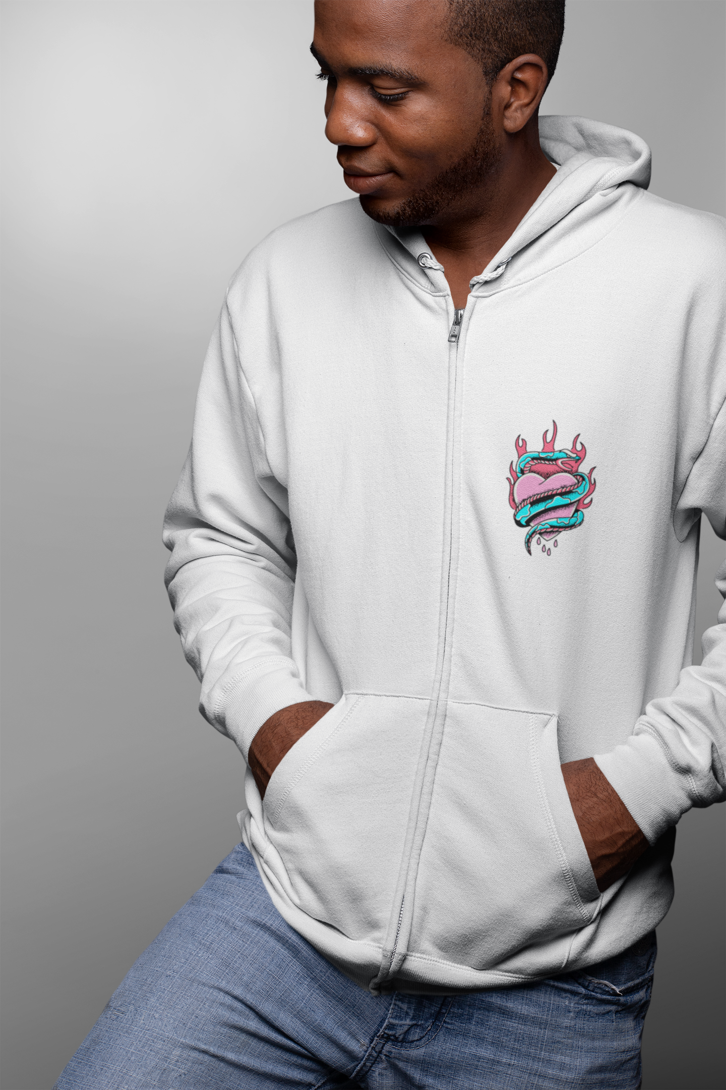 Protect The Dolls Zip Up Hoodie