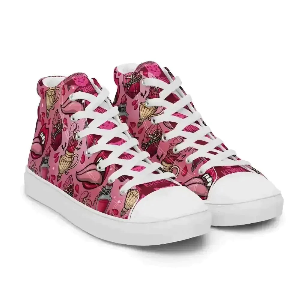 Get Your Pink Vamp High Tops Now! - Kennidi Fierce Attire