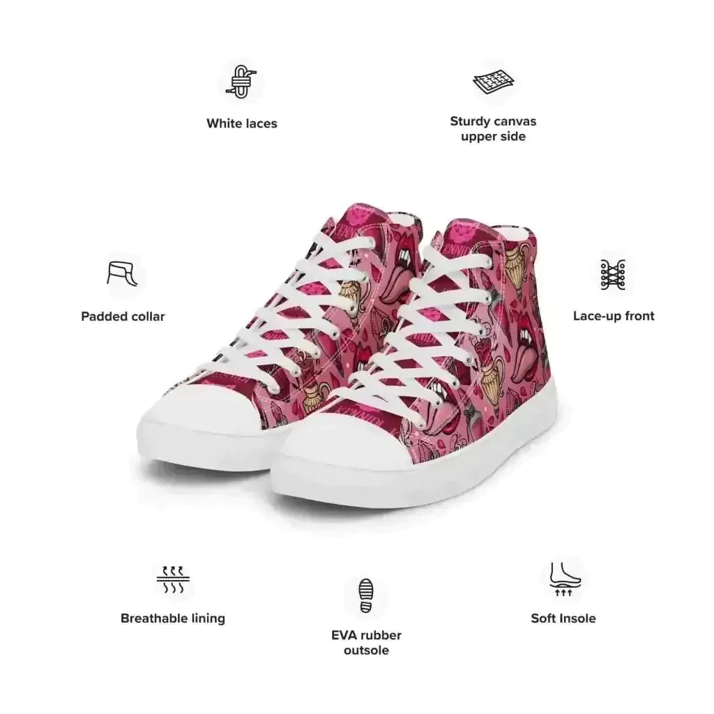 Get Your Pink Vamp High Tops Now! - Kennidi Fierce Attire