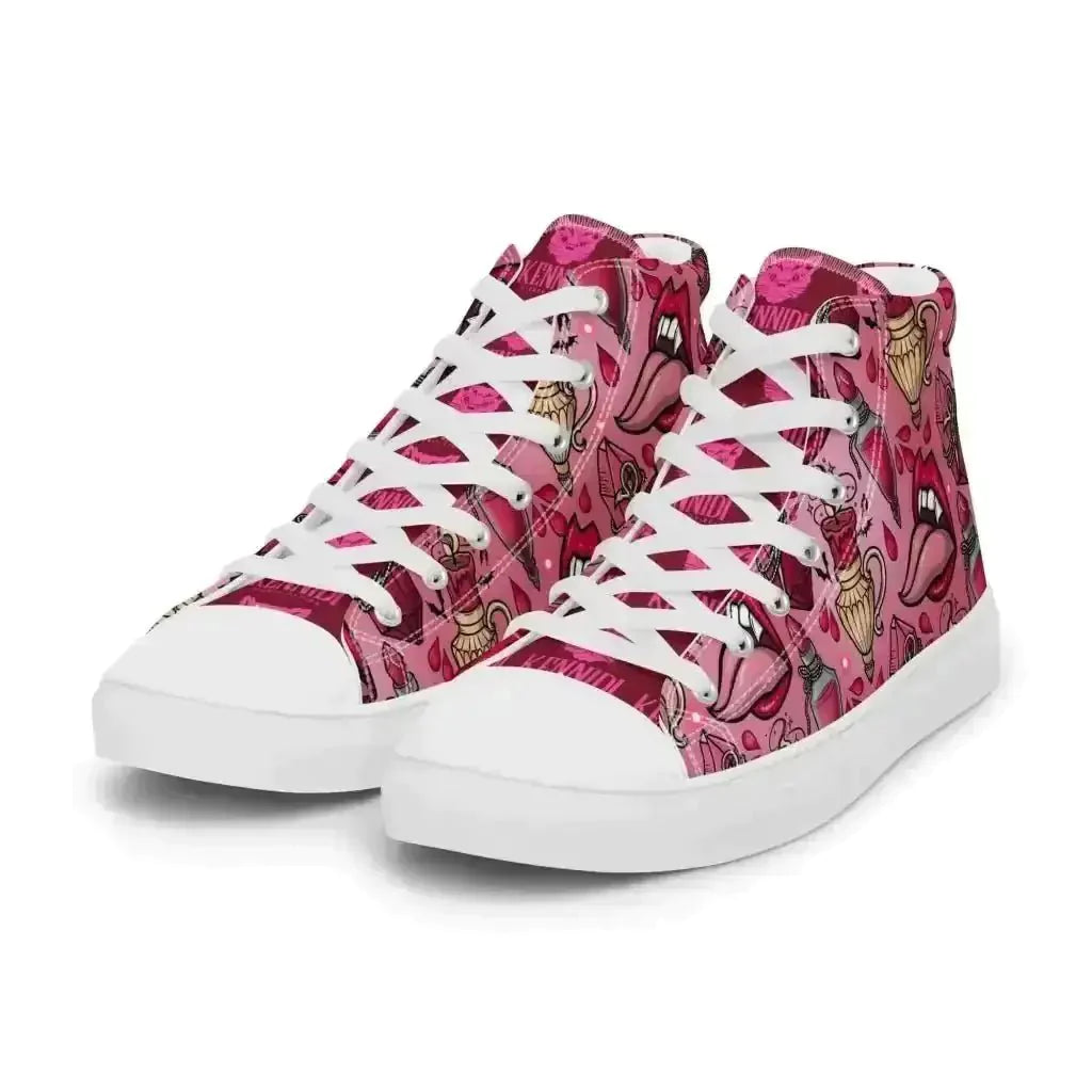 Get Your Pink Vamp High Tops Now! - Kennidi Fierce Attire