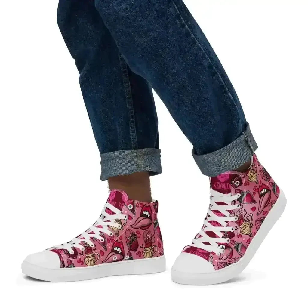 Get Your Pink Vamp High Tops Now! - Kennidi Fierce Attire