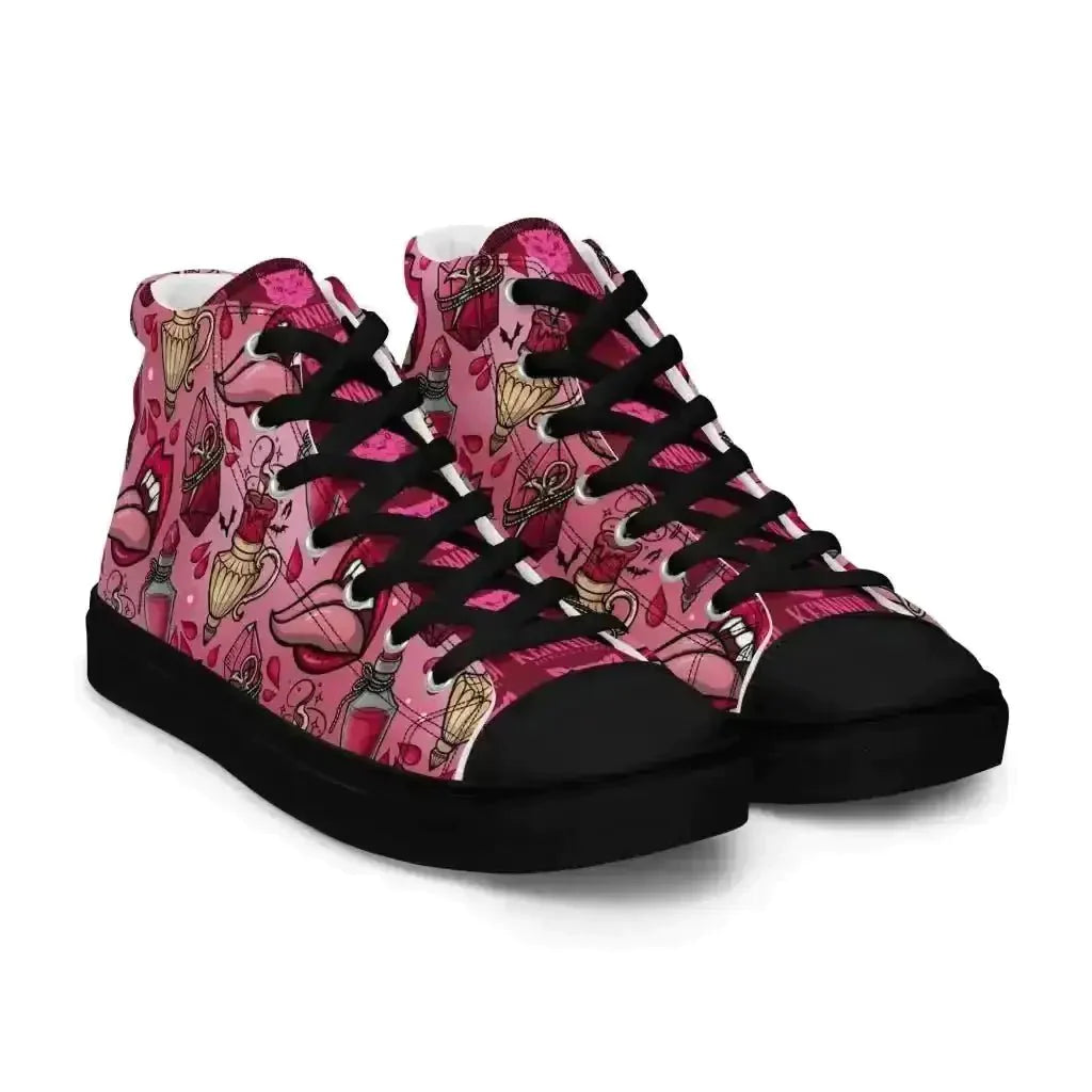 Get Your Pink Vamp High Tops Now! - Kennidi Fierce Attire