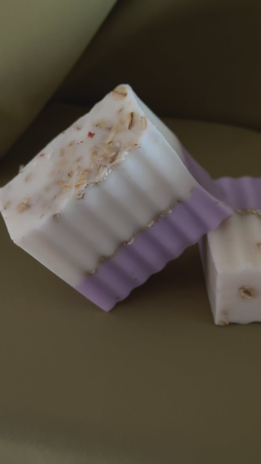 F*CK U I'M SENSATIVE: Lavander Oatmeal Honey Goat Soap