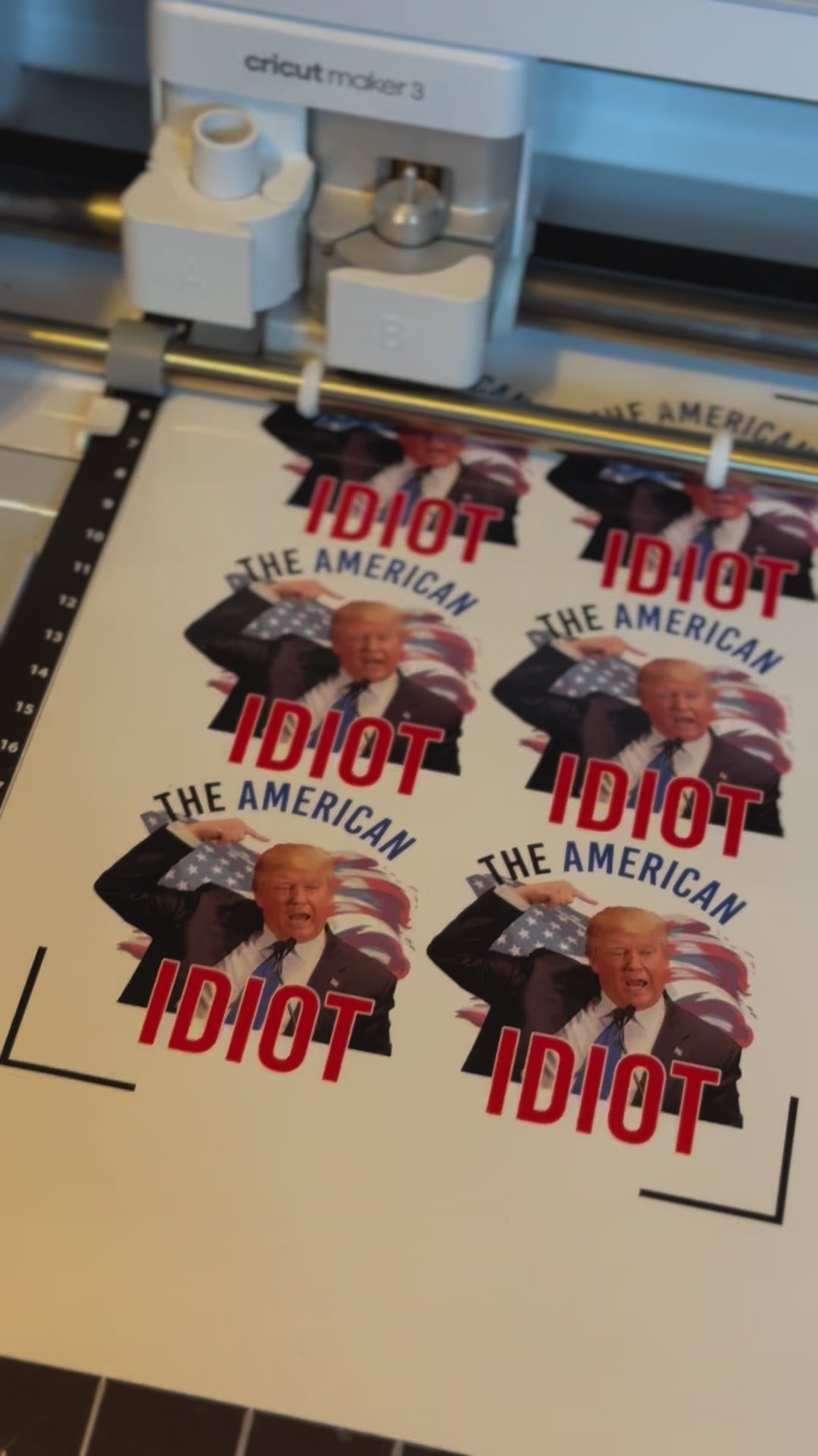 Trump- The American Idiot Sticker