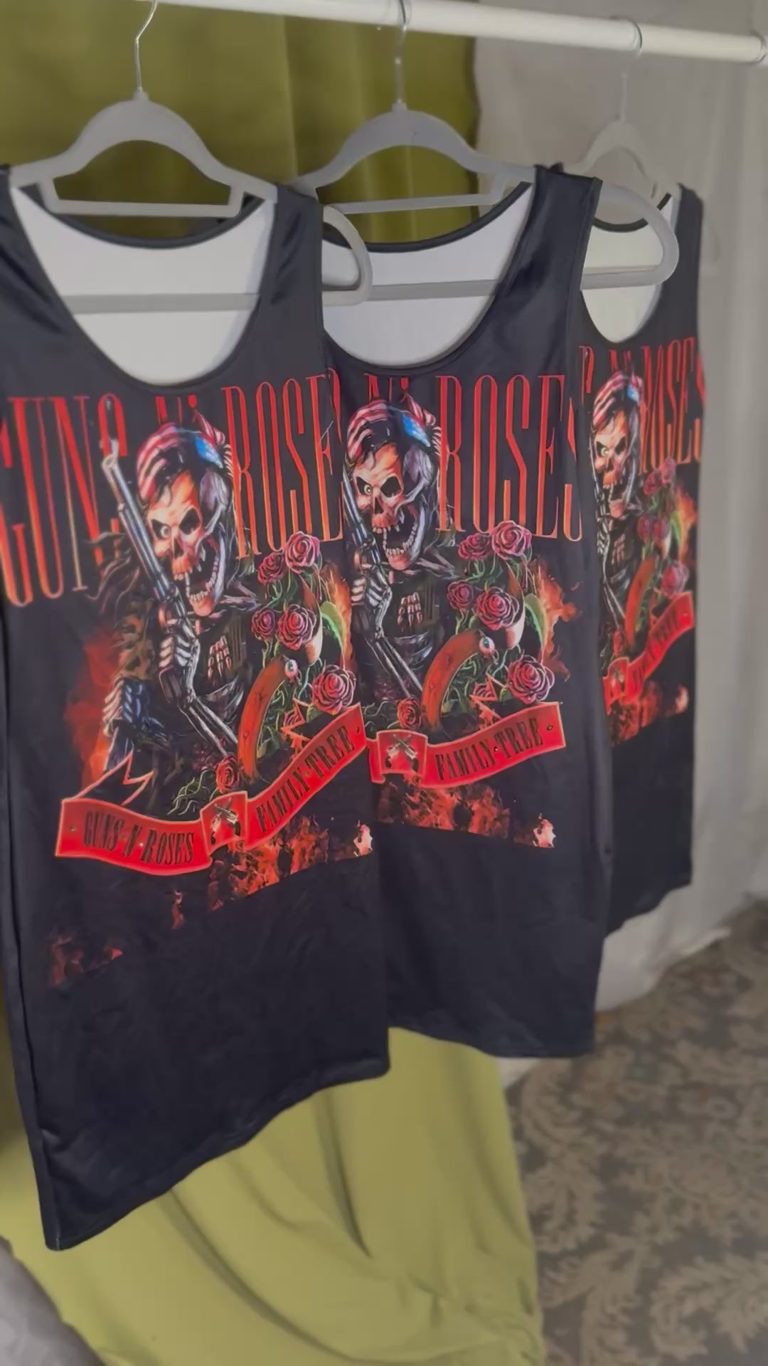 Guns N' Roses Stoned Bodycon Dress