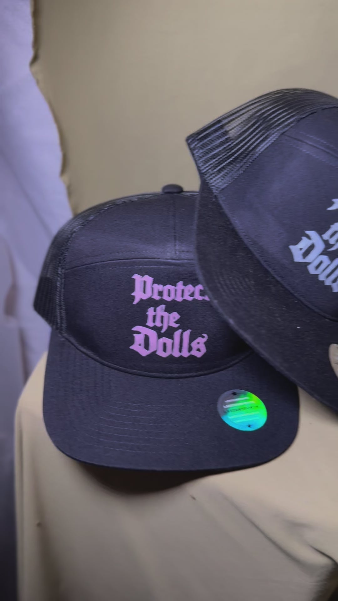 Protect The Dolls Flat Bill Hat