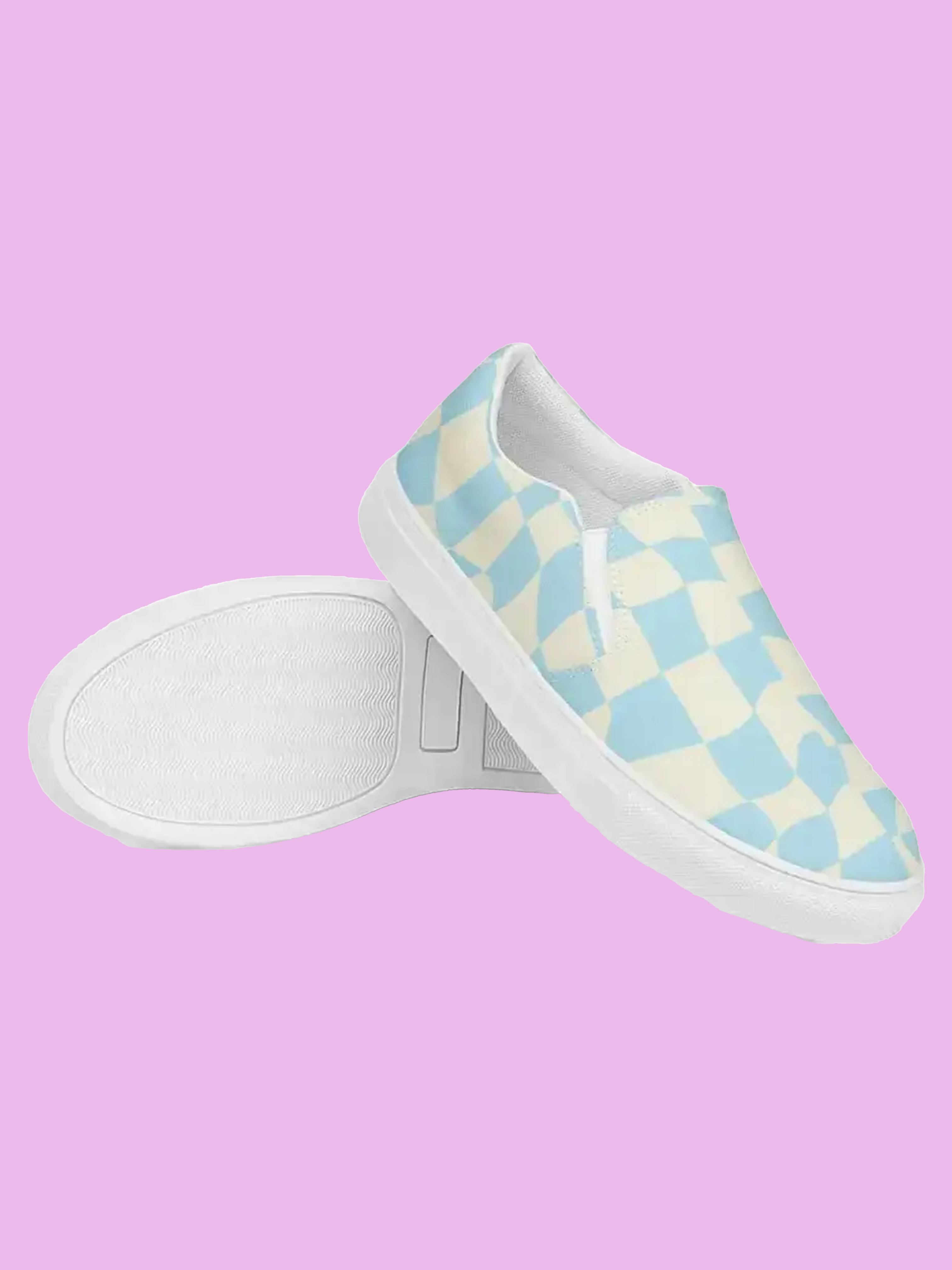 Blue Men’s Slip-On Canvas Shoes: Retro Comfort! 5