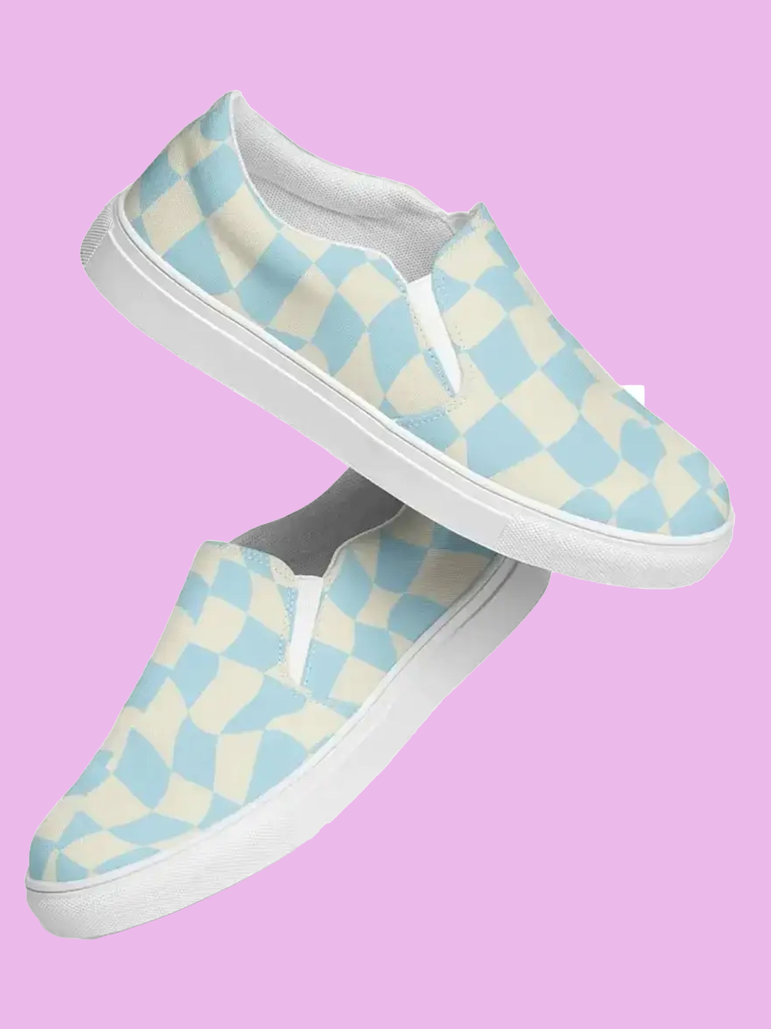 Blue Men’s Slip-On Canvas Shoes: Retro Comfort!