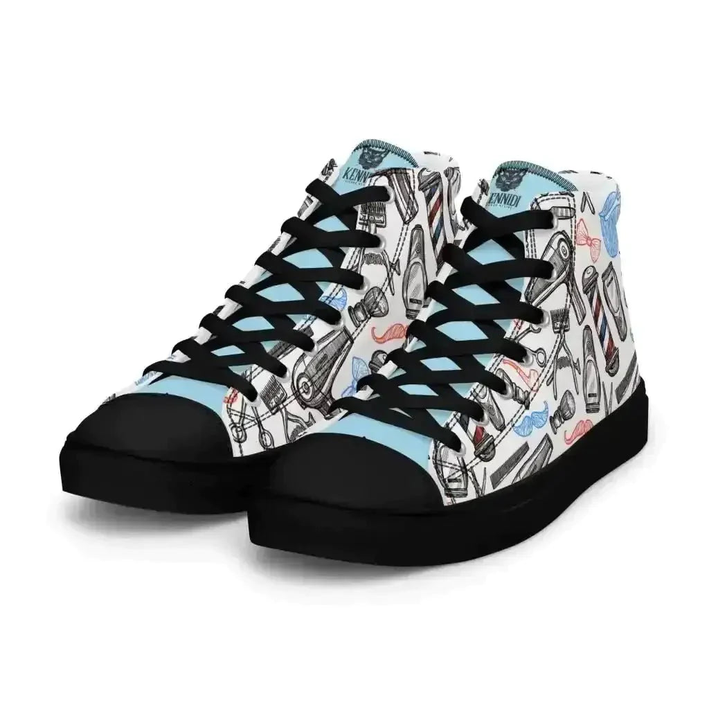 Spice up your look with Barber Shop Canvas Shoes!