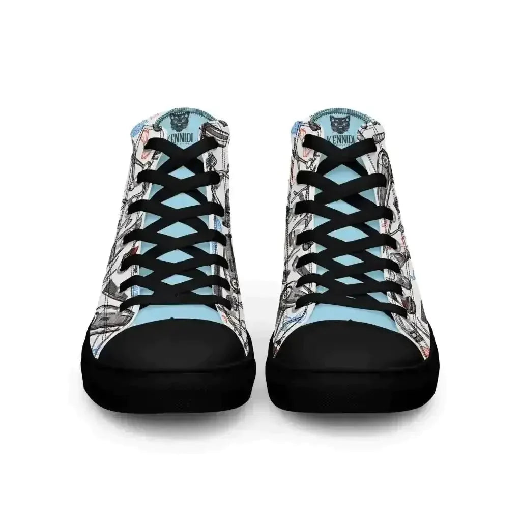 Spice up your look with Barber Shop Canvas Shoes! - Kennidi Fierce Attire