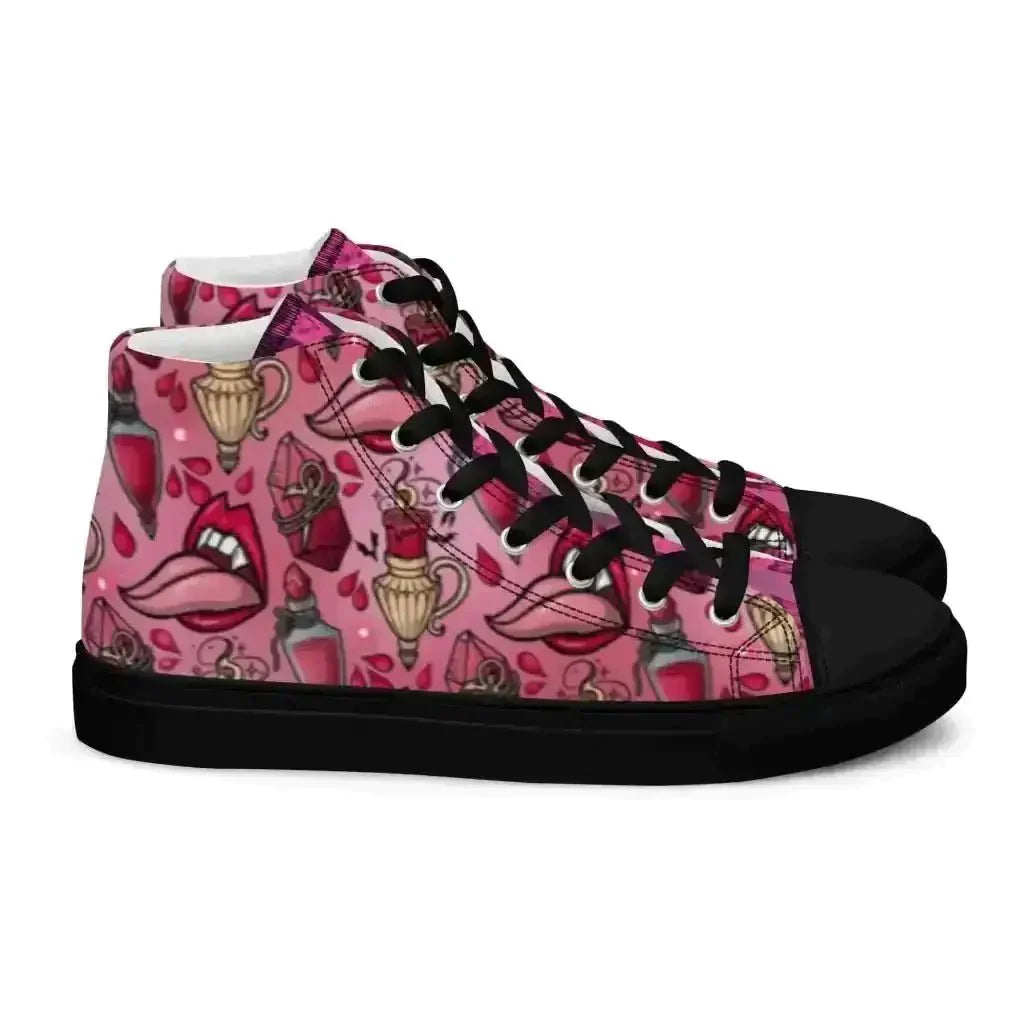 Step up your style in Pink Vamp Canvas Shoes! - Kennidi Fierce Attire