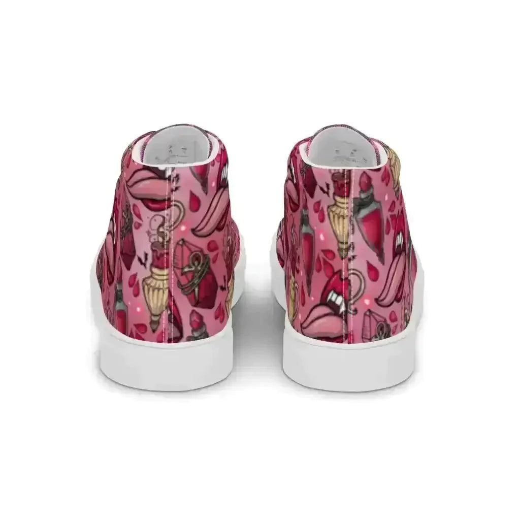 Step up your style in Pink Vamp Canvas Shoes! - Kennidi Fierce Attire