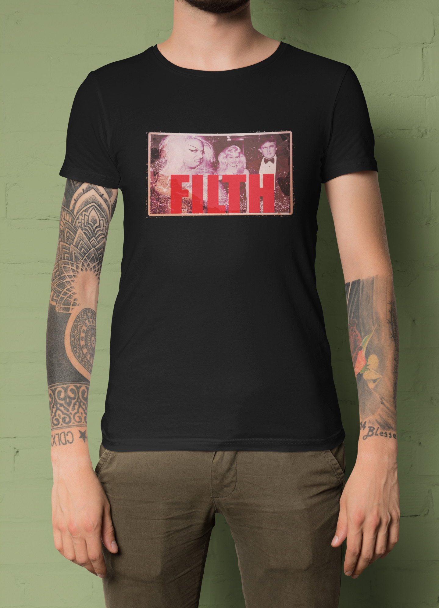 Divine Hates Trump Filth edition vintage t-shirt