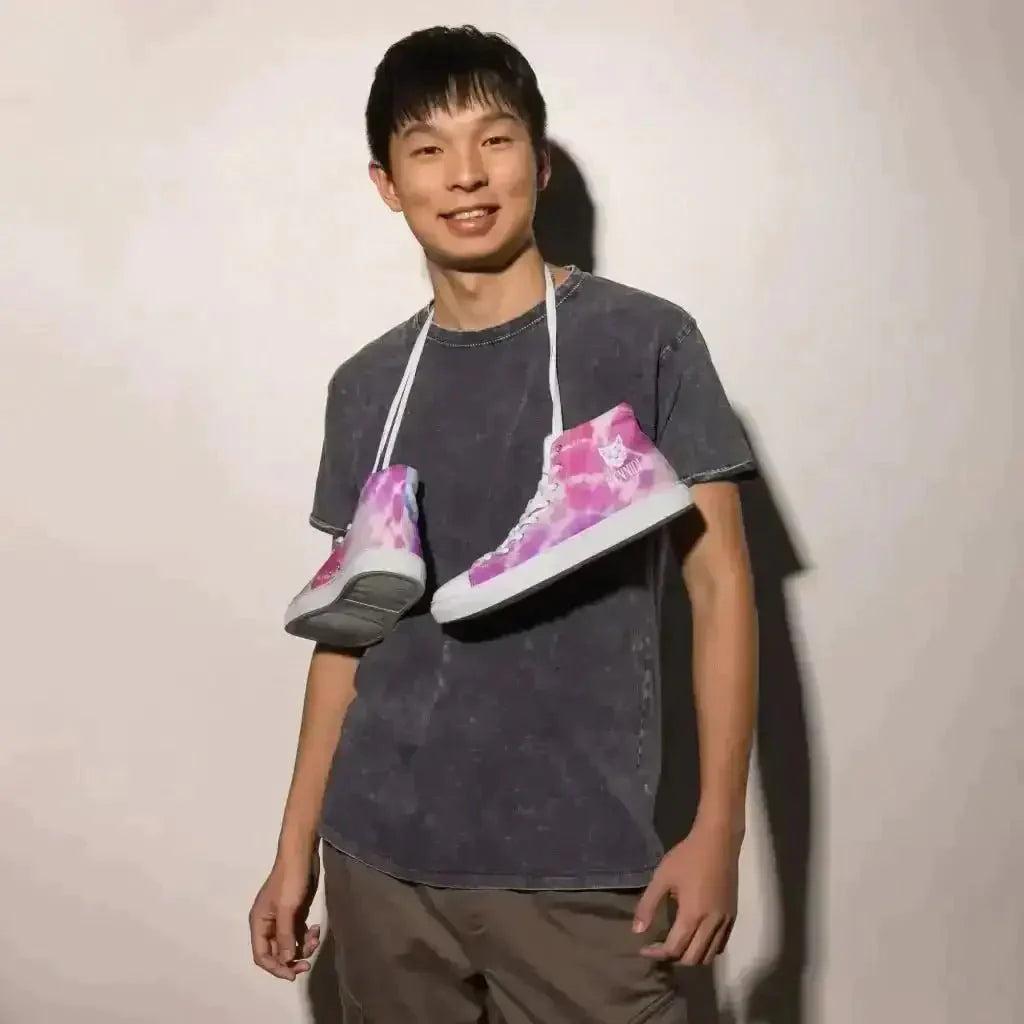 Tie Dye High Top Canvas: Elevate Your Style! - Kennidi Fierce Attire