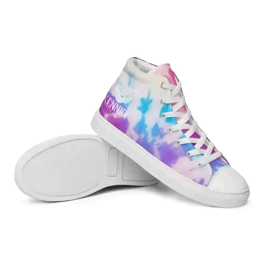 Tie Dye High Top Canvas: Elevate Your Style! - Kennidi Fierce Attire