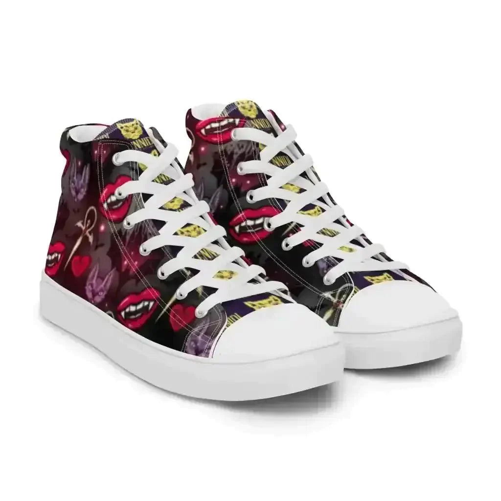 Vamp Men’s Dark Bite Canvas Shoes - Step-Up Your Style! - Kennidi Fierce Attire