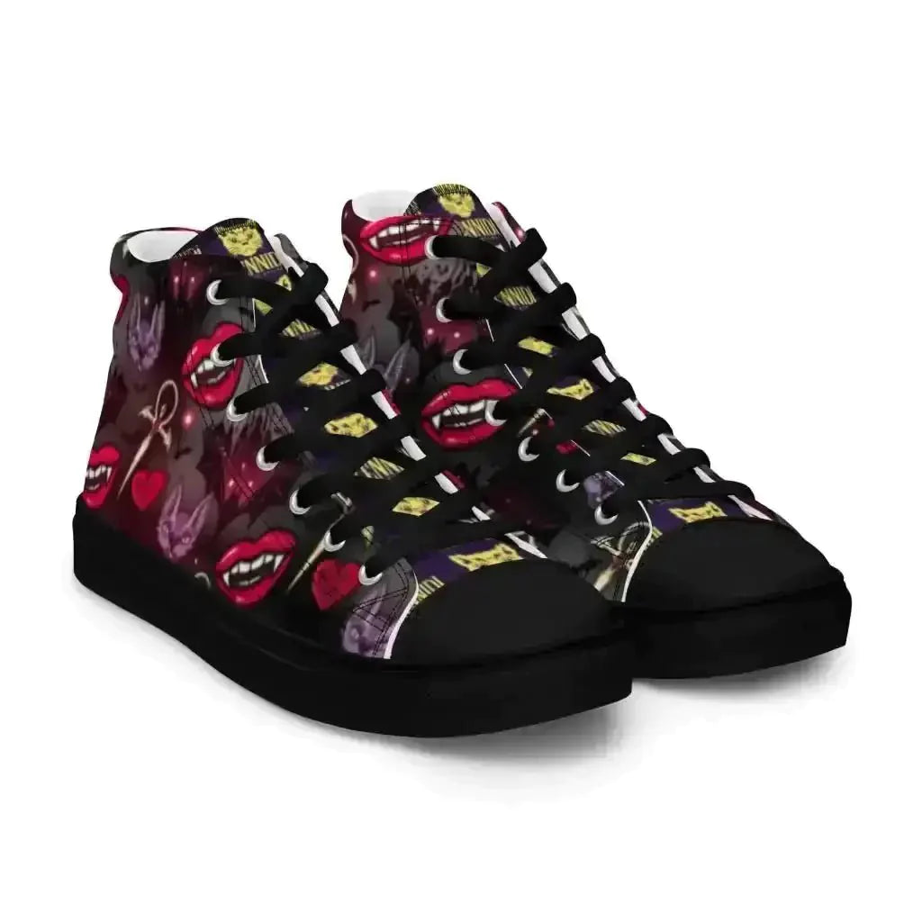 Vamp Men’s Dark Bite Canvas Shoes - Step-Up Your Style! - Kennidi Fierce Attire