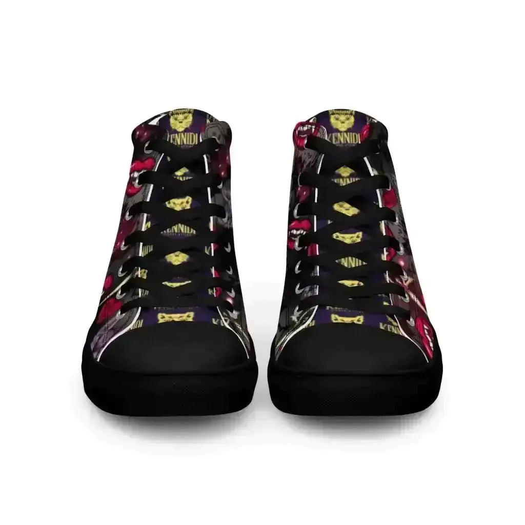 Vamp Men’s Dark Bite Canvas Shoes - Step-Up Your Style! - Kennidi Fierce Attire