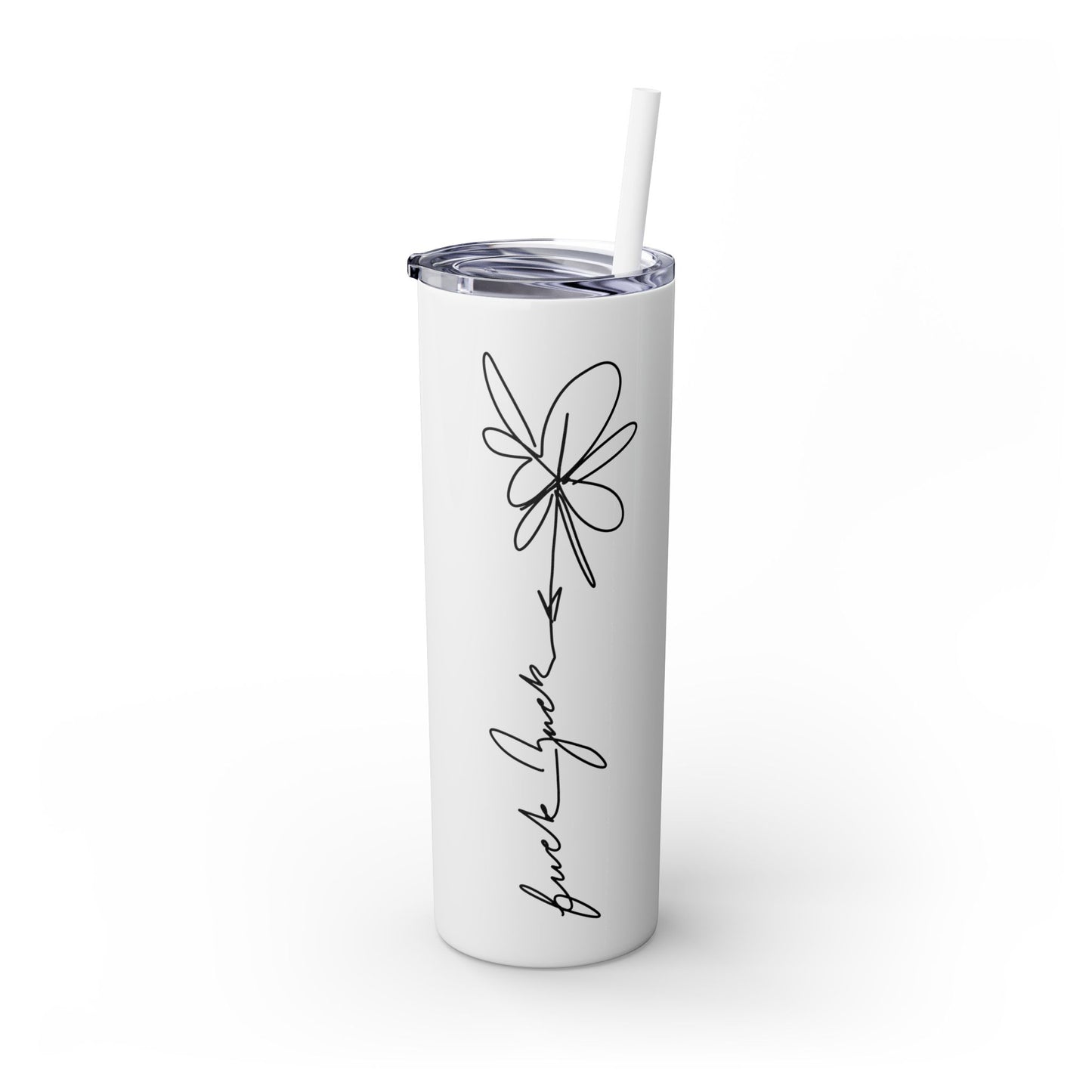 Fuck Zuck- Flower Art Protest Tumbler