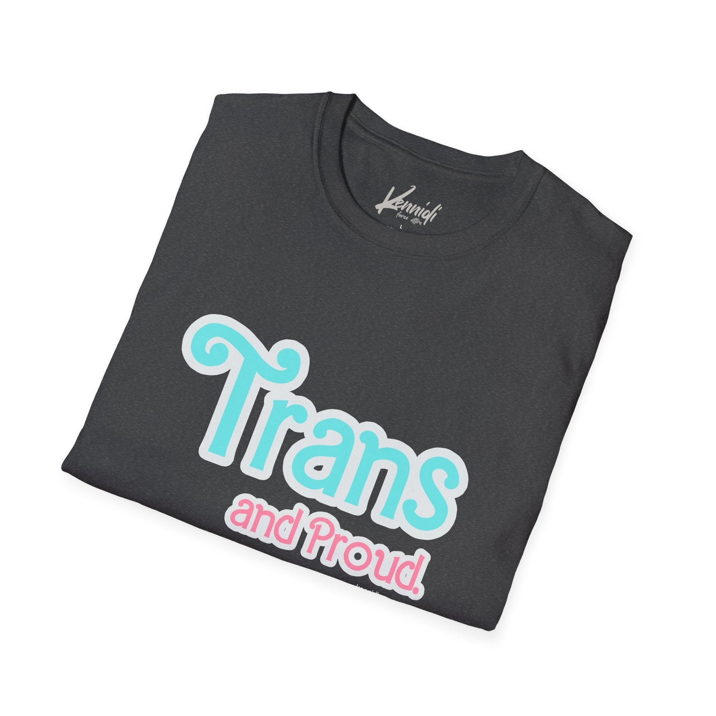 Trans And Proud Barbie Inspired Pride Version 2 Unisex Softstyle T-Shirt