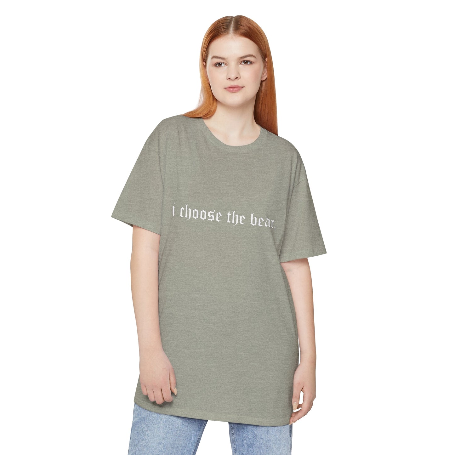 I Choose The Bear Unisex Long Body Urban Tee - T-Shirt