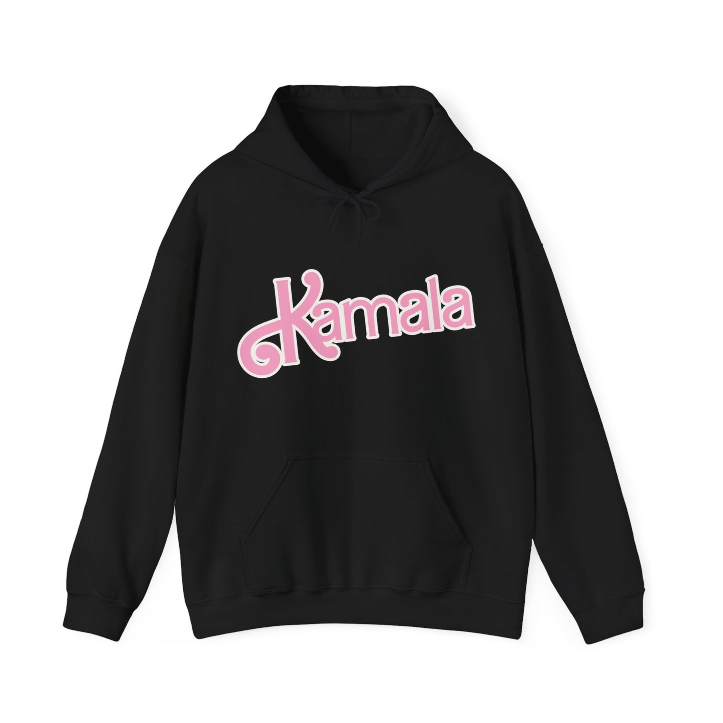 Kamala Pink Font Unisex Heavy Blend™ Hooded Sweatshirt