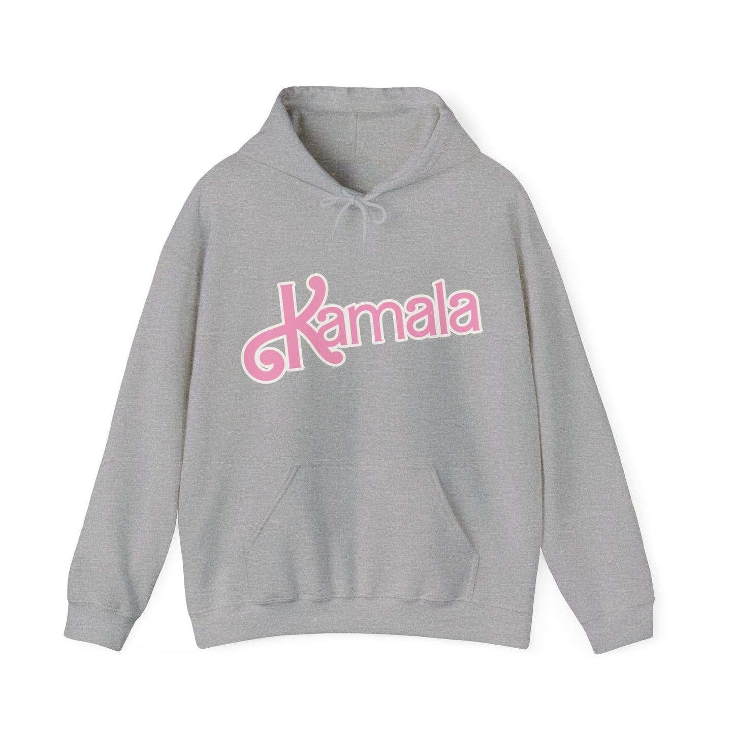 Kamala Pink Font Unisex Heavy Blend™ Hooded Sweatshirt