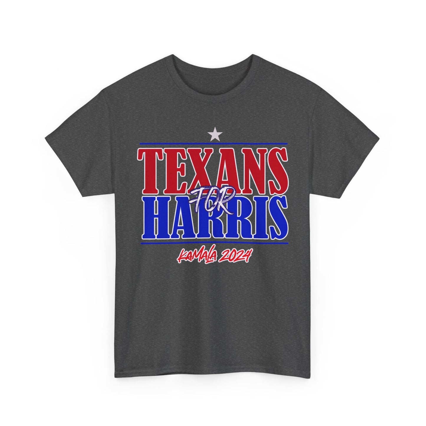 Texans for Harris Kamala 2024 Unisex Heavy Cotton Tee