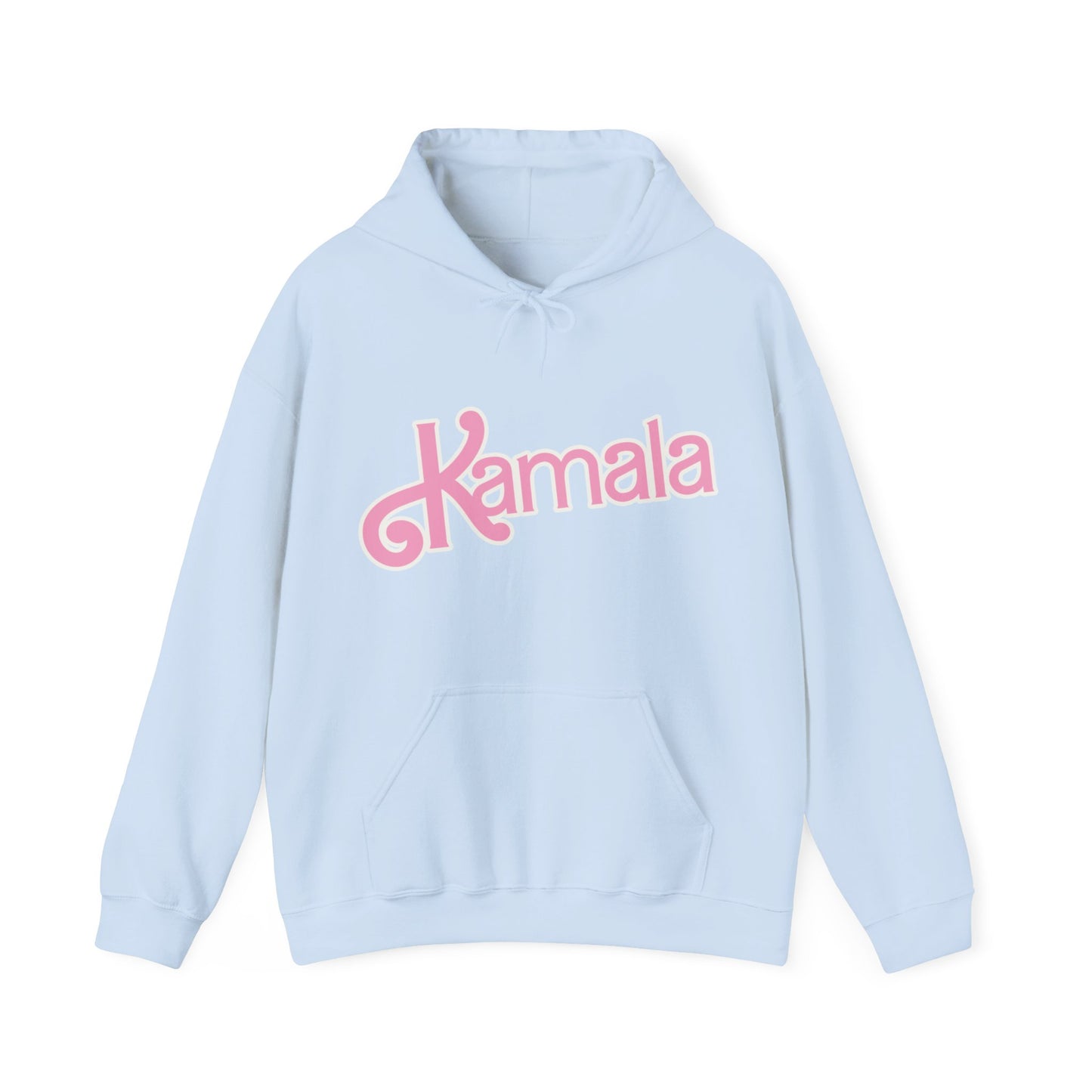 Kamala Pink Font Unisex Heavy Blend™ Hooded Sweatshirt