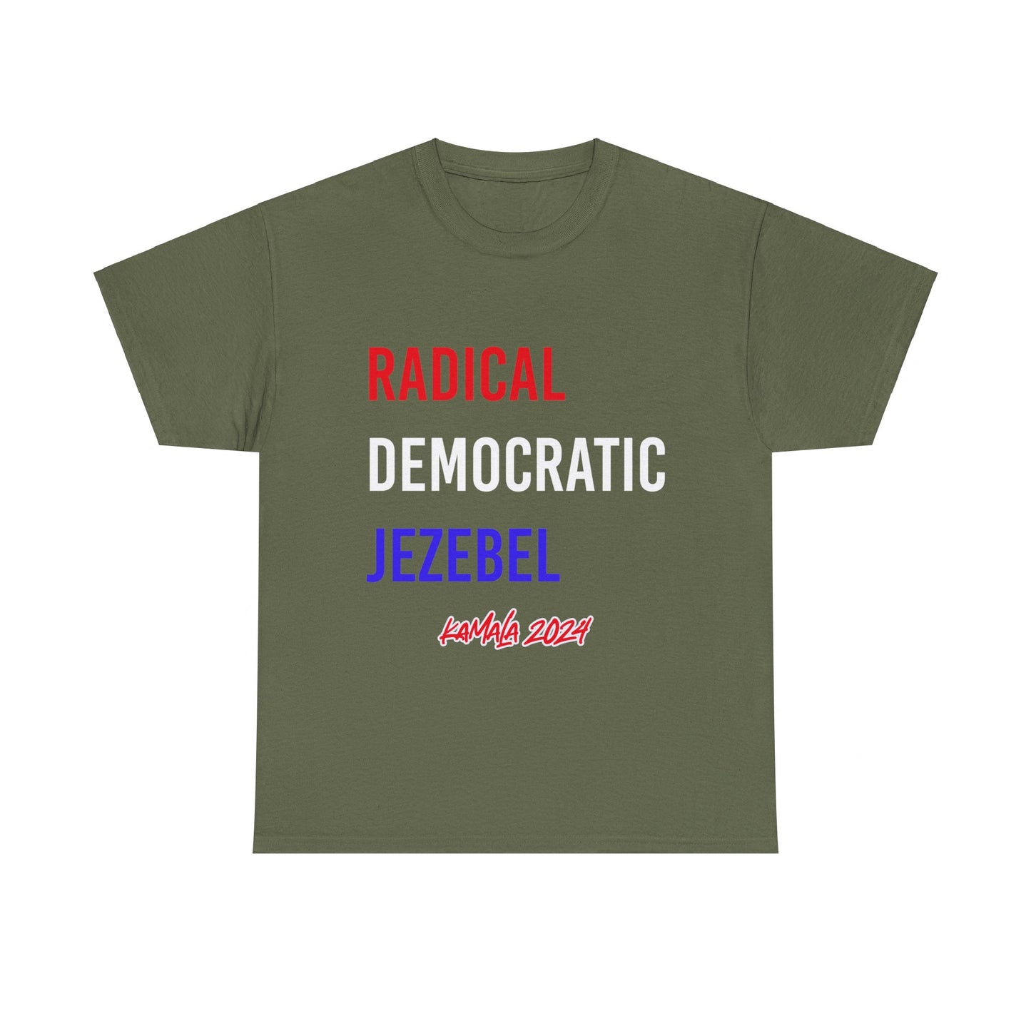 Radical Democratic Jezebel Kamala 2024 Unisex Heavy Cotton Tee